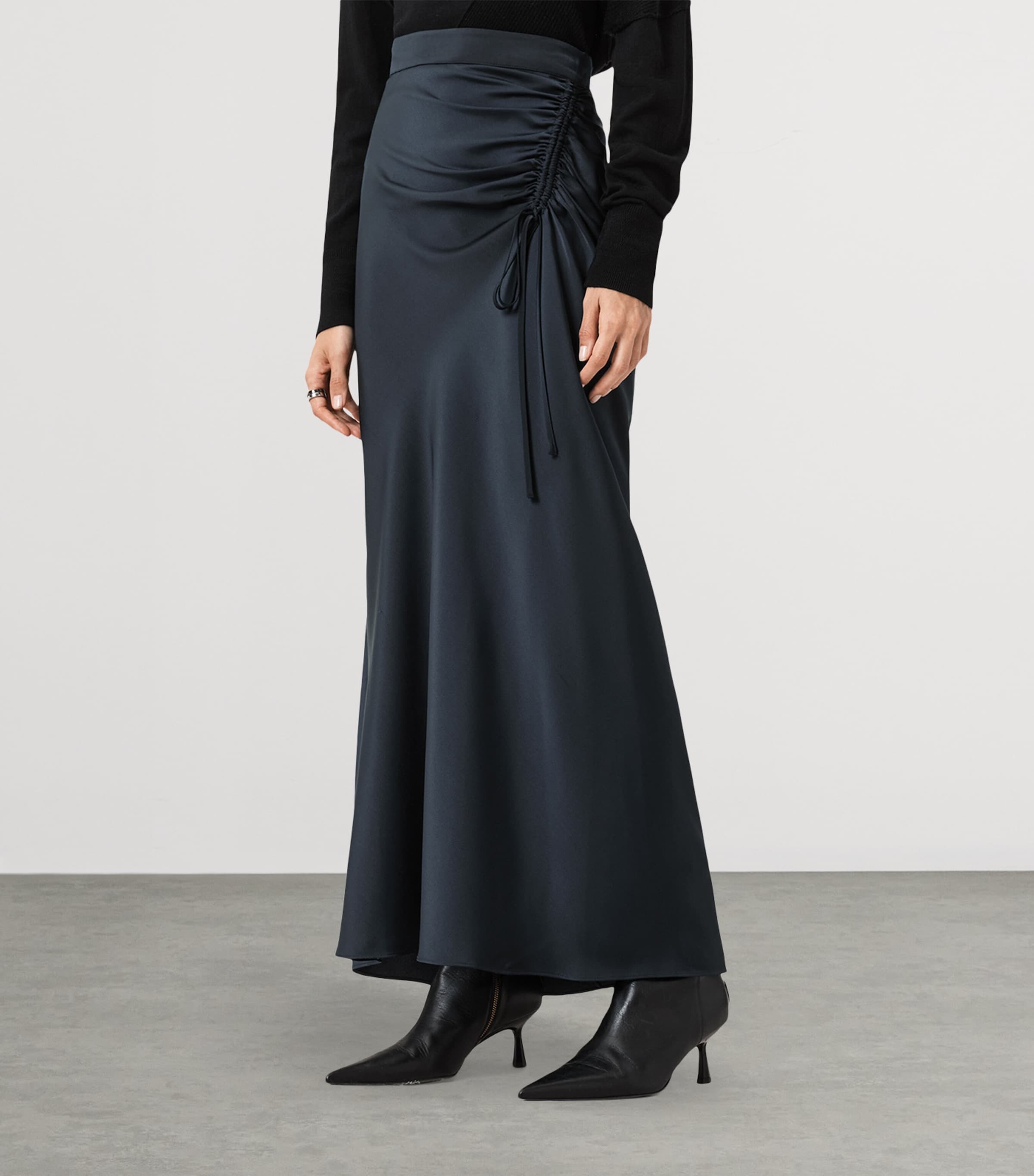 Gathered Alexia Maxi Skirt COLLEGIATE BLUE Image 2