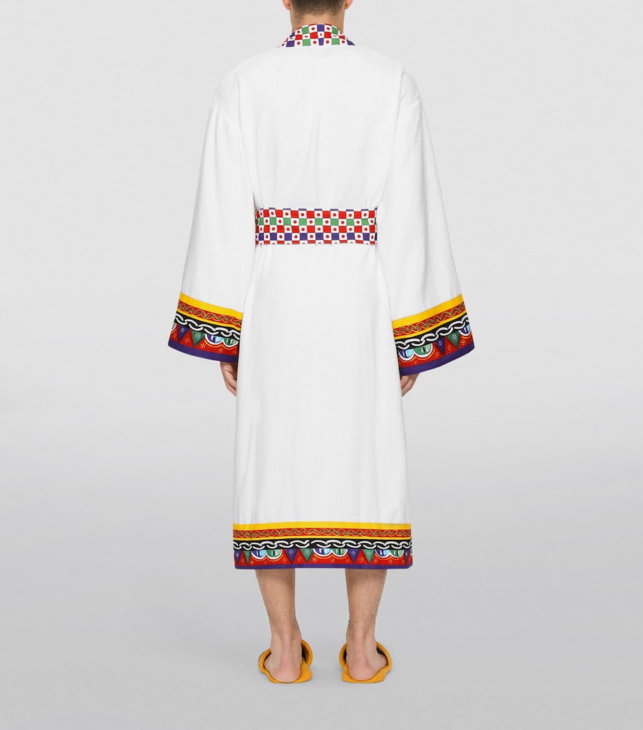 Cotton-Terry Carretto Bathrobe UC123 BIANCO CARRETT Image 7