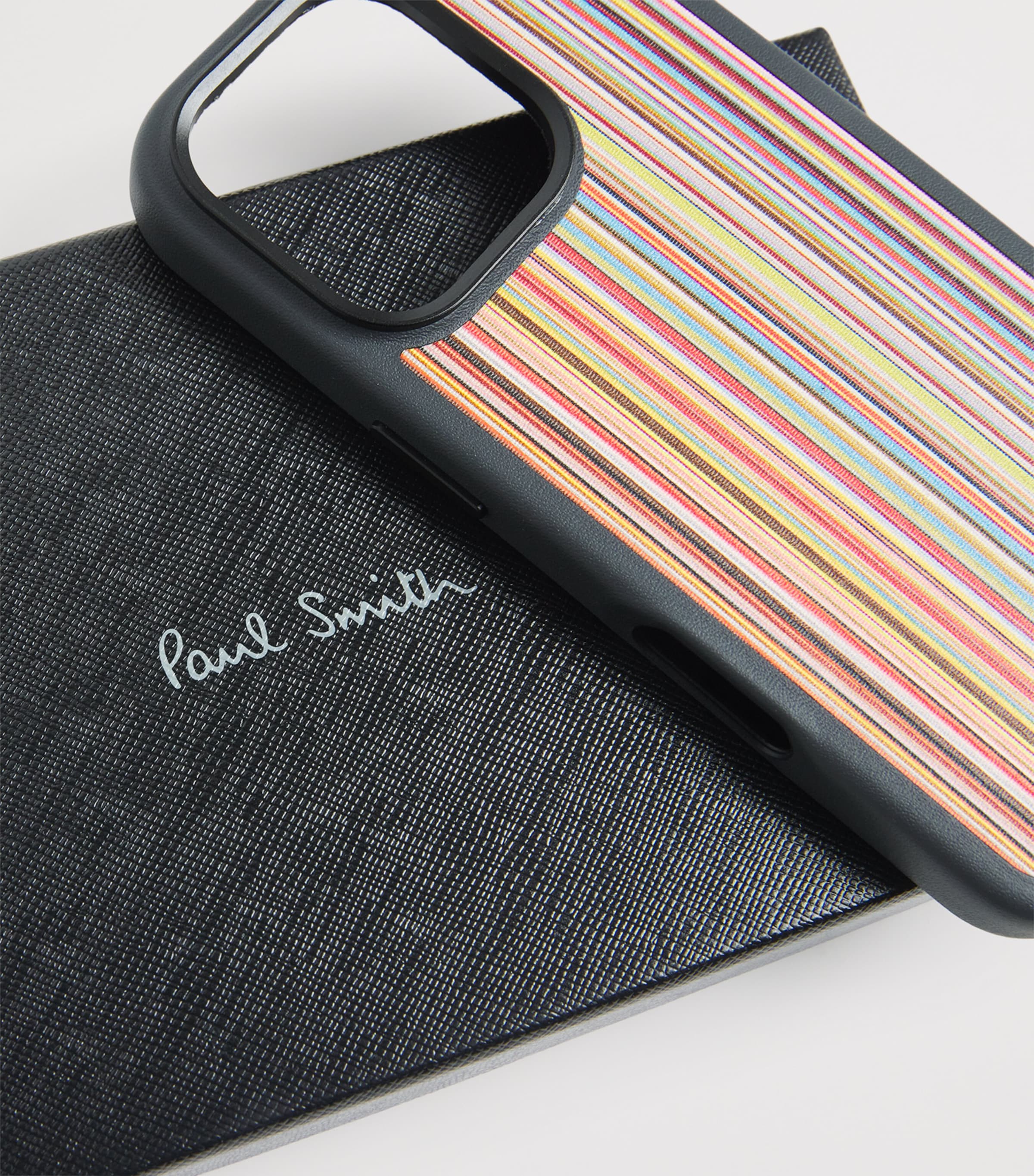 Paul Smith Multi Signature Stripe iPhone 16 Pro Case | Harrods MX