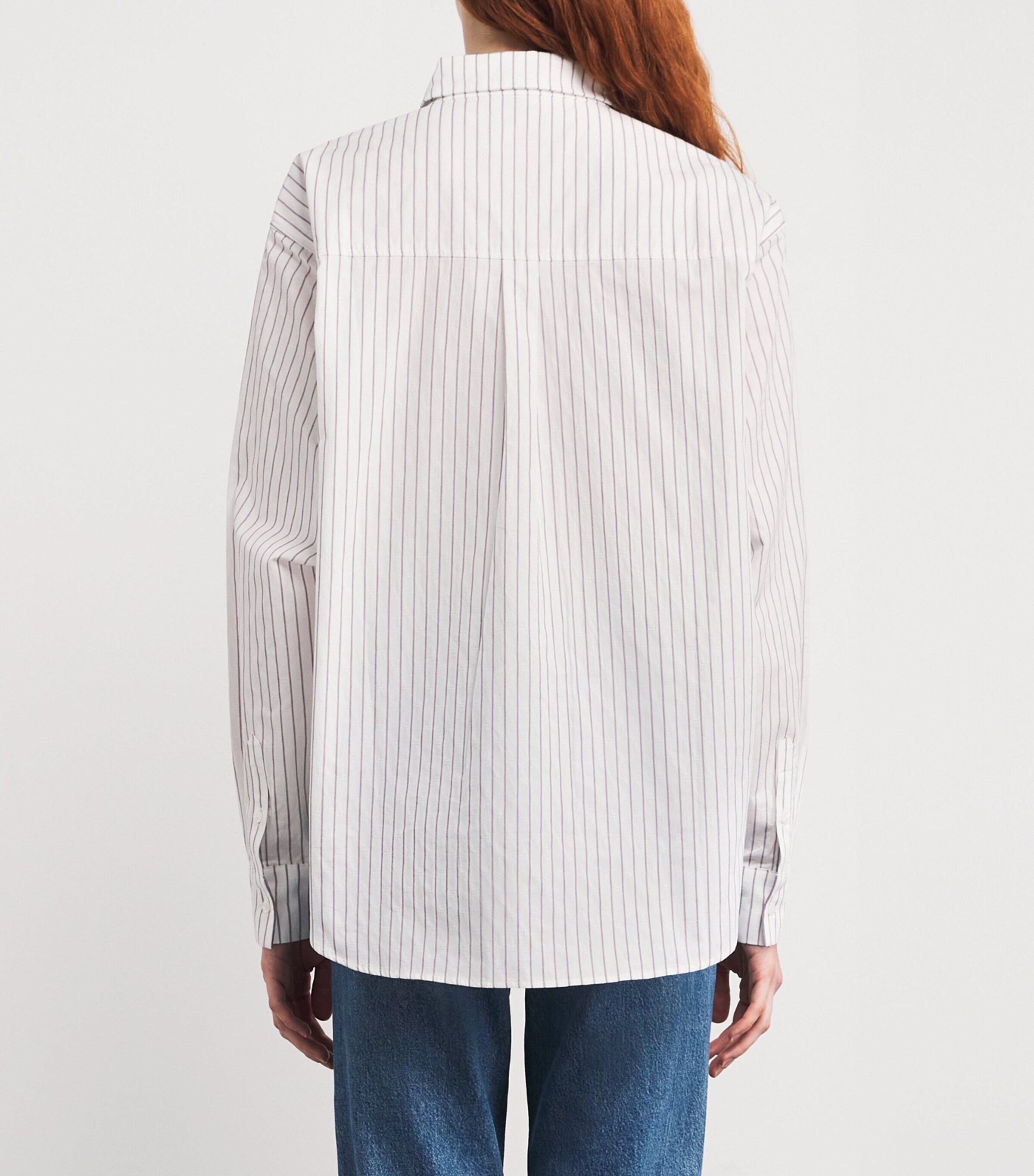 Tシャツ・カットソー ANINE BING SS25 BRAXTON SHIRT (A0710842MTL41 WHITE BORD) ANINE BING Cotton Braxton Shirt | Harrods UK