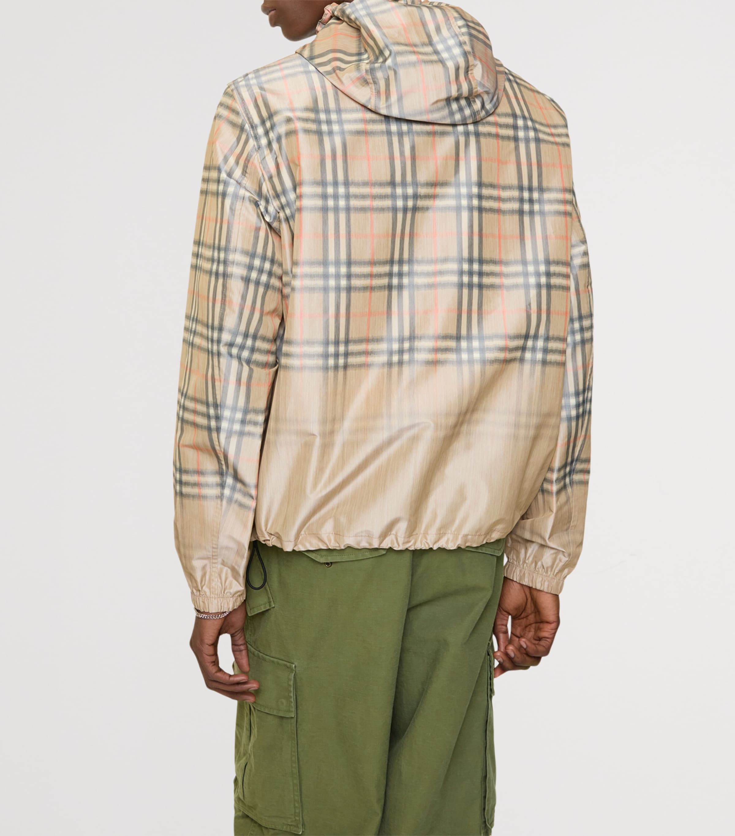 Gradient Check Jacket SAND IP CHECK Image 3