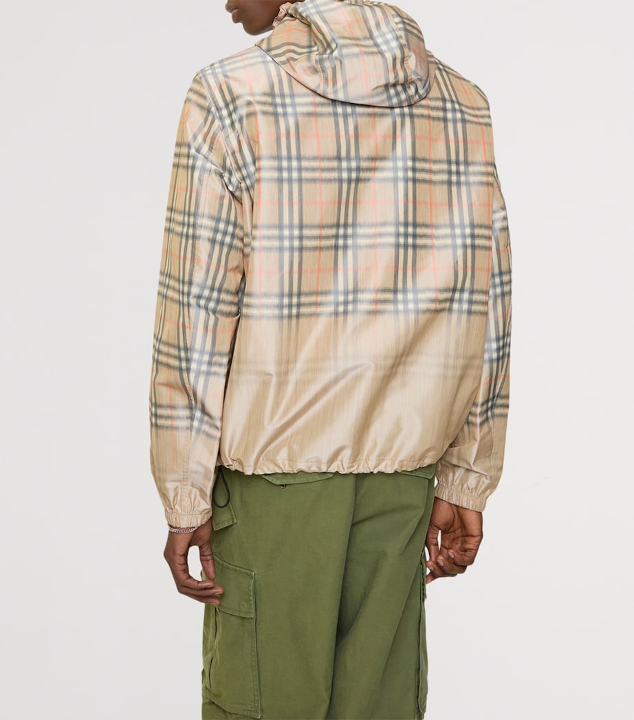 Gradient Check Jacket SAND IP CHECK Image 3