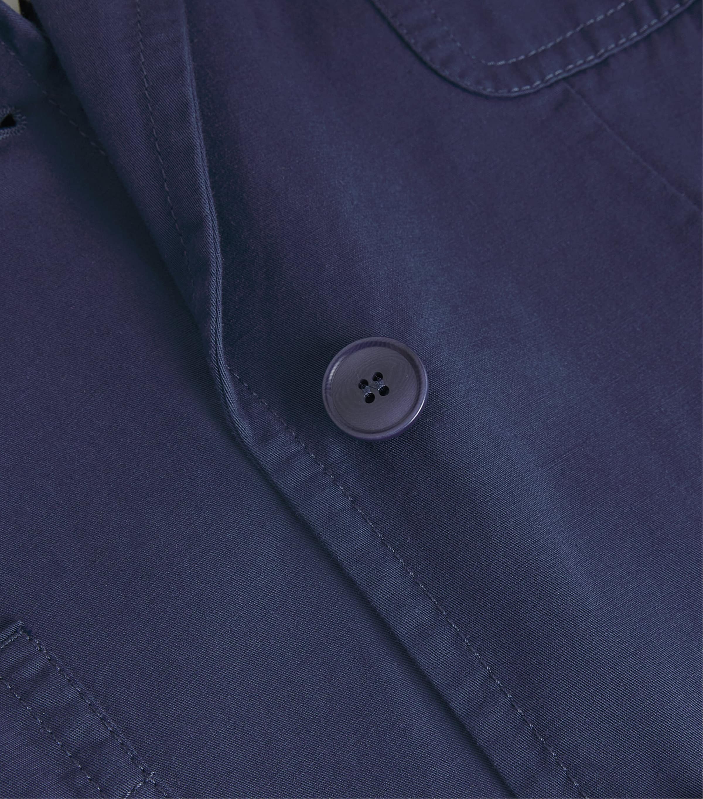 Cotton-Linen Blazer NAVY Image 5