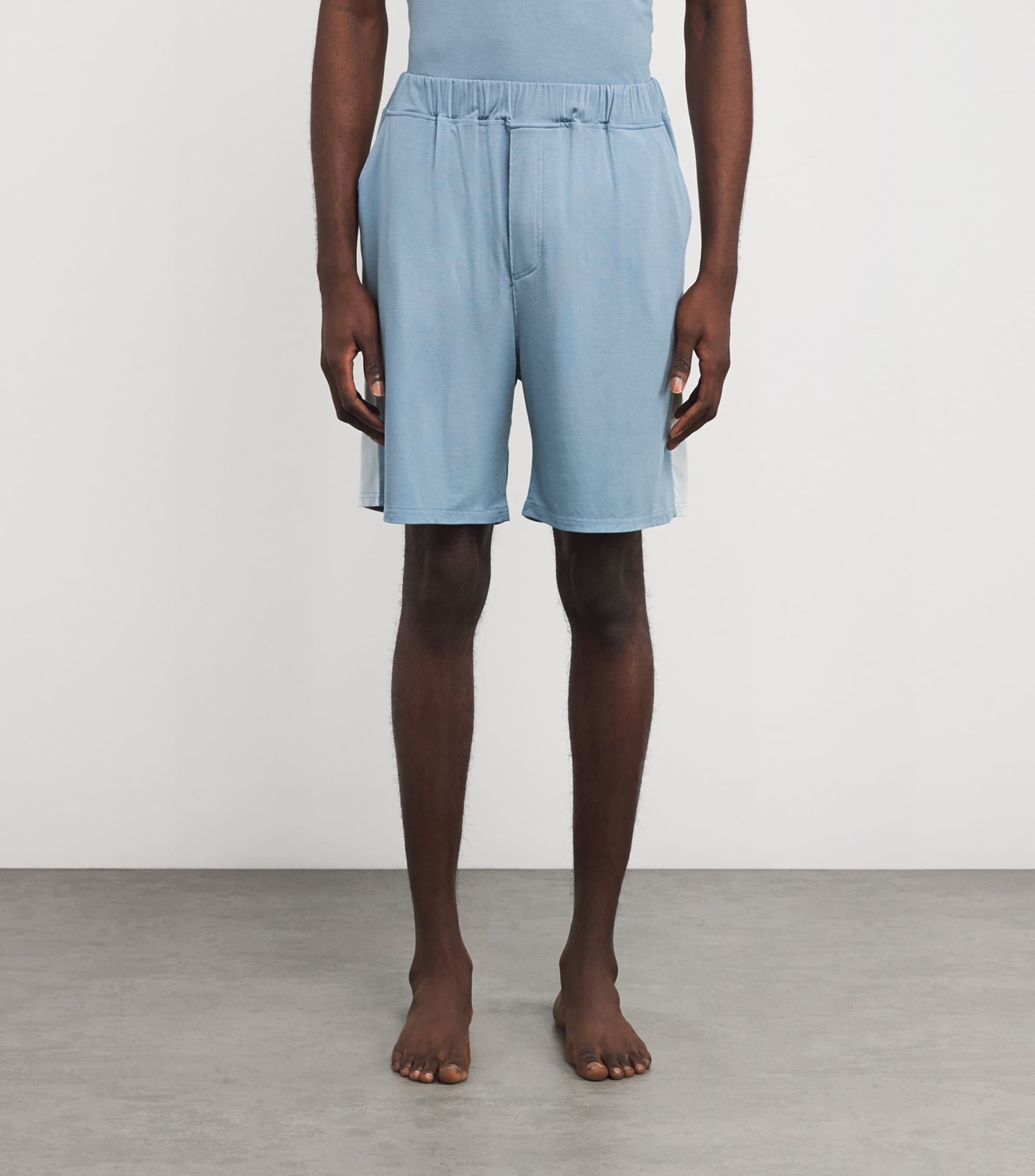 Jersey Contrast Shorts OCEAN/LIGHT BLUE Image 3