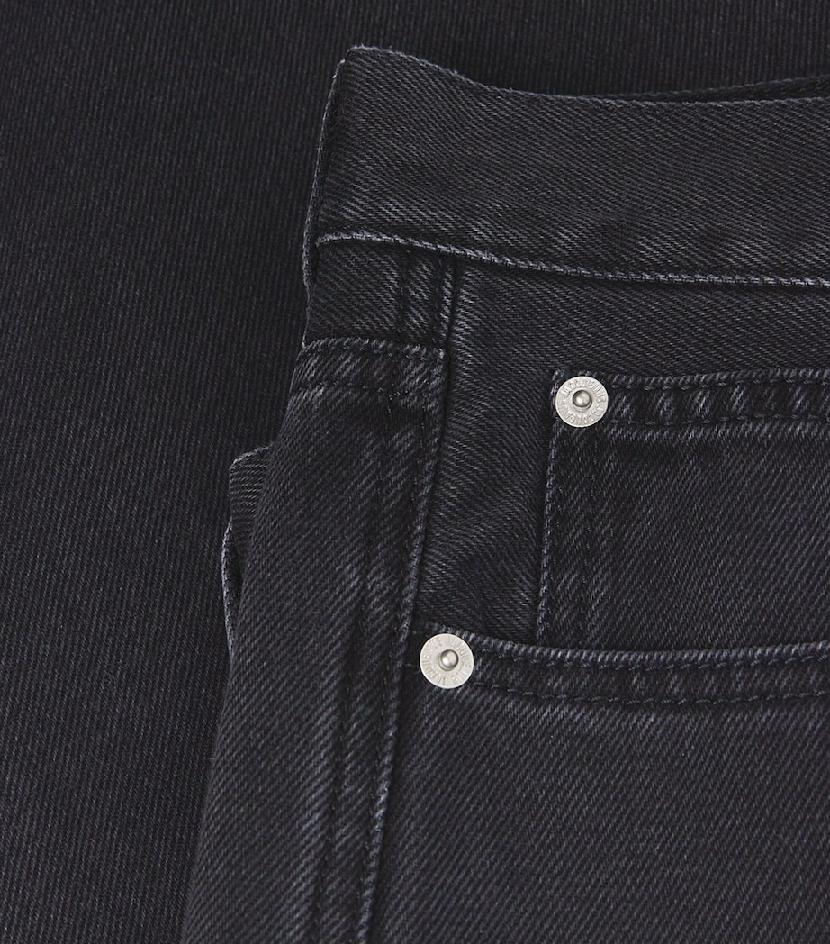 Jacquemus Mens Le de Nîmes Wide-Leg Jeans Black Image 5
