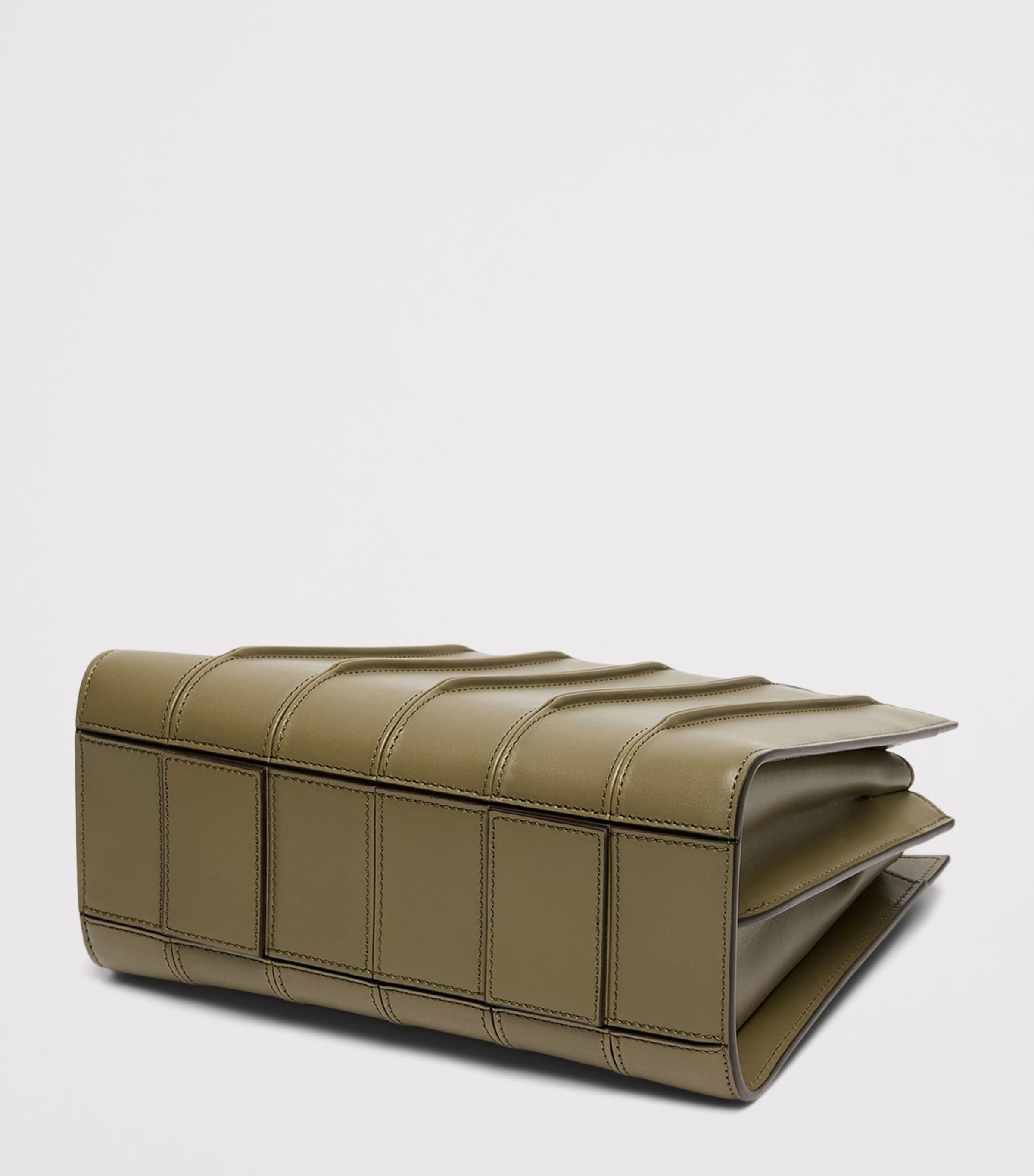 Max Mara Medium Whitney Top-Handle Bag Olive Green Image 6