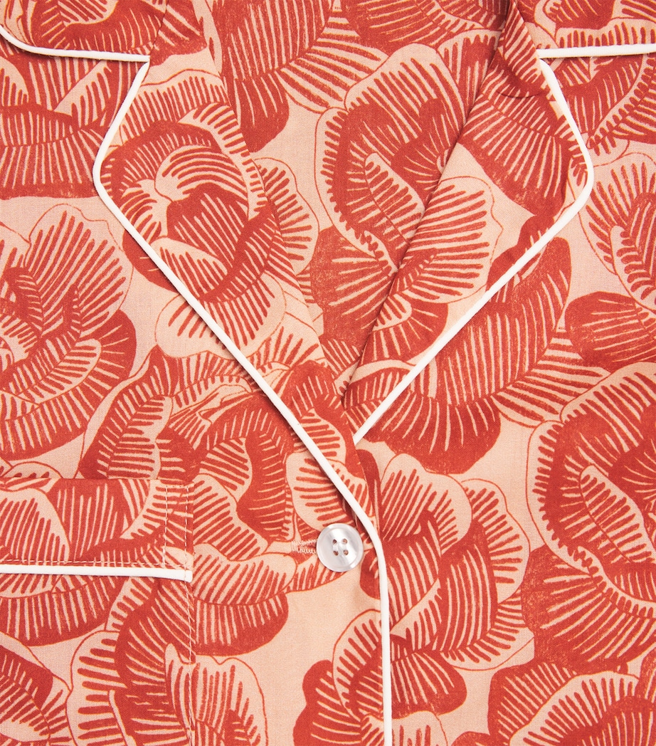 Cotton Ledbury Pyjama Set RED/RED Image 5