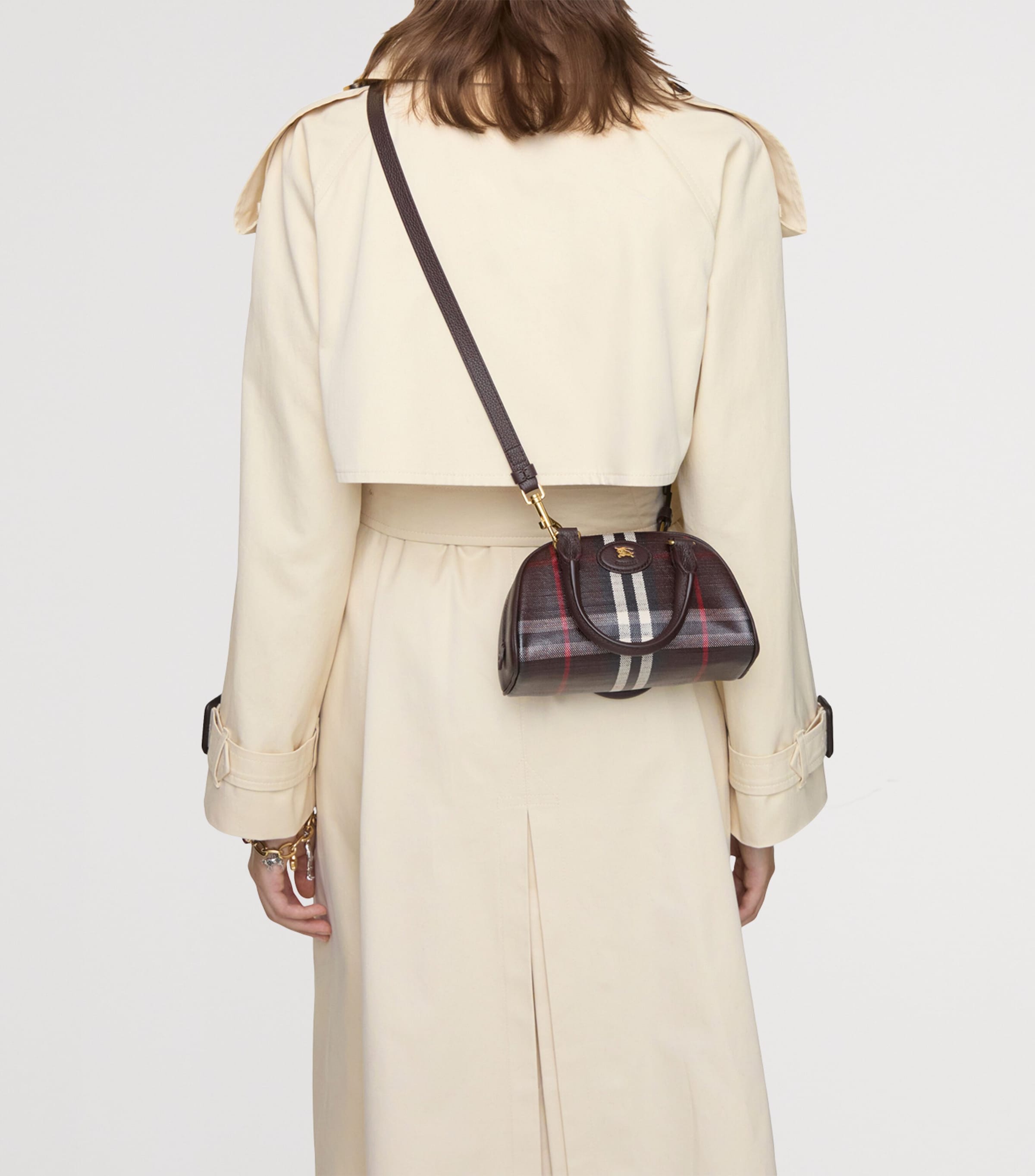 Mini Canvas Highlands Bowling Bag MAHOGANY Image 3