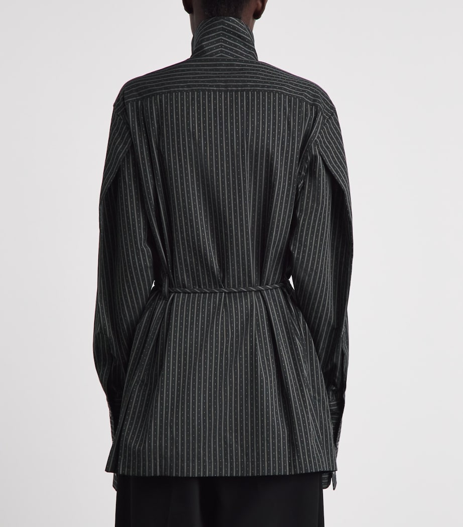 Issey Miyake Womens Cotton Monsieur Shirt Black Hued Image 5