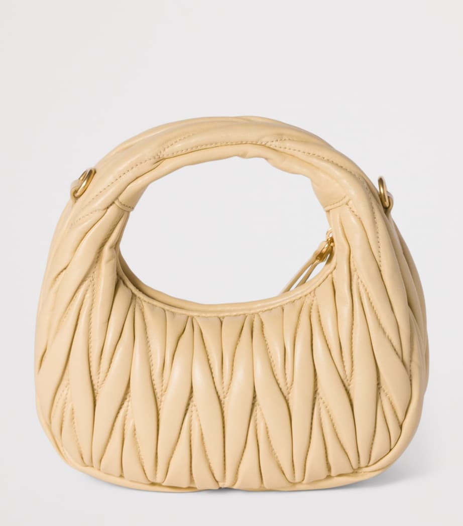 Miu Miu Matelassé Leather Wander Top-Handle Bag Image 3