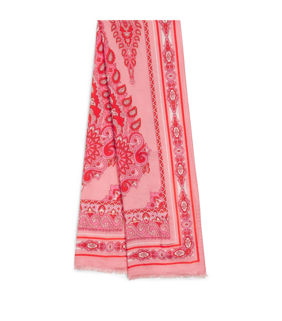 Etro Cashmere-Silk-Wool-Blend Scarf Image 1