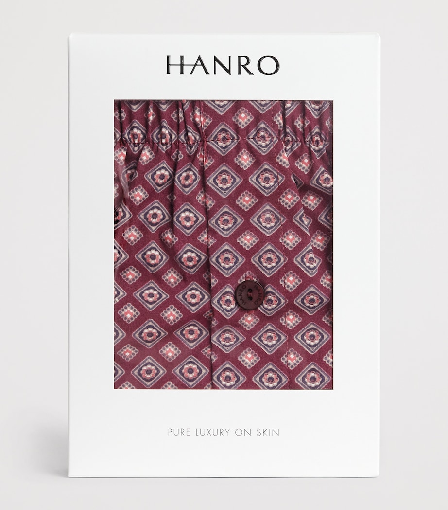 Cotton Fancy Boxer Shorts 3036 RED GEMS PRINT Image 4