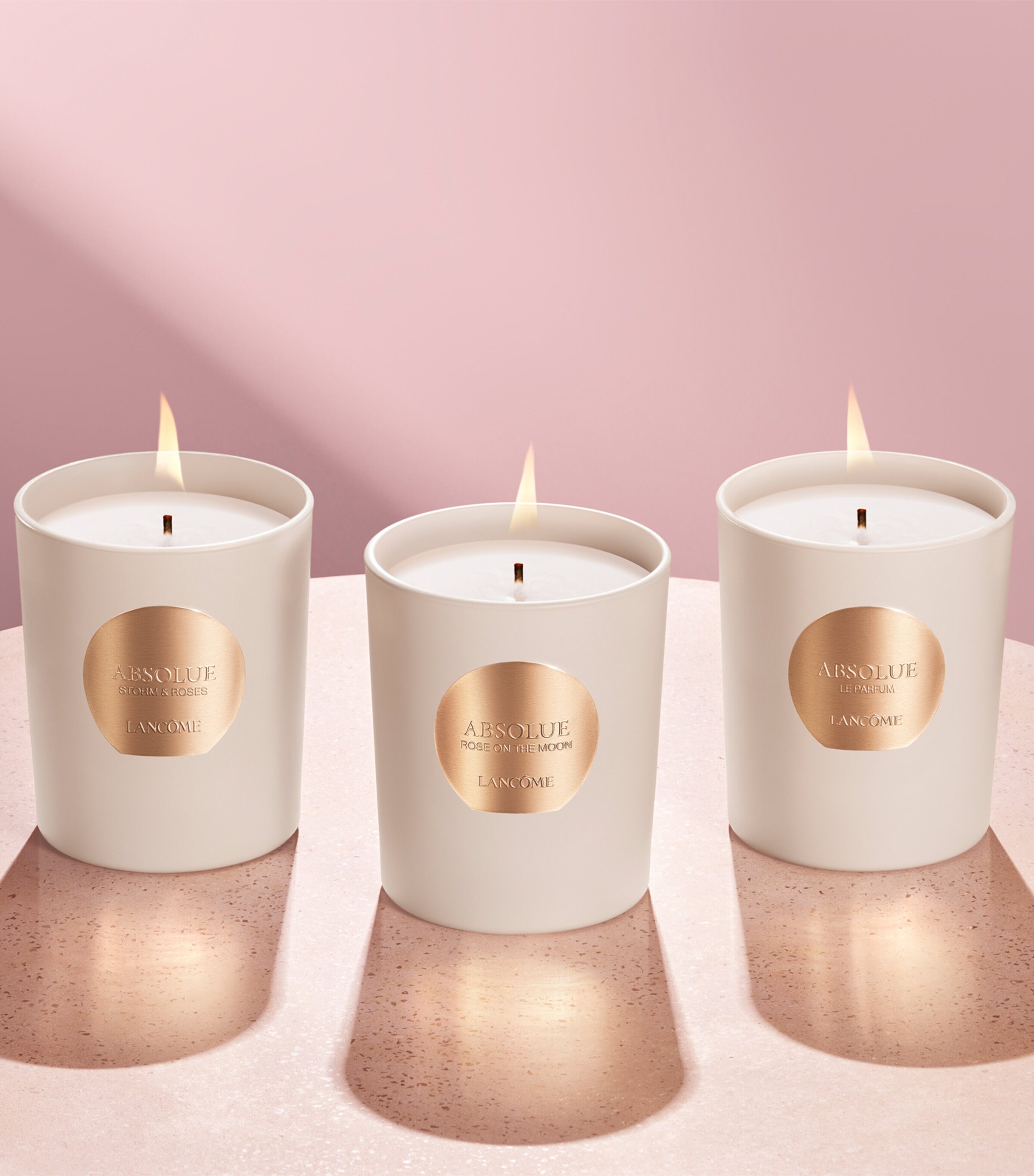 Lancôme Absolue Les Parfums Rose on the Moon Candle (220g) Rose On The Moon Image 4