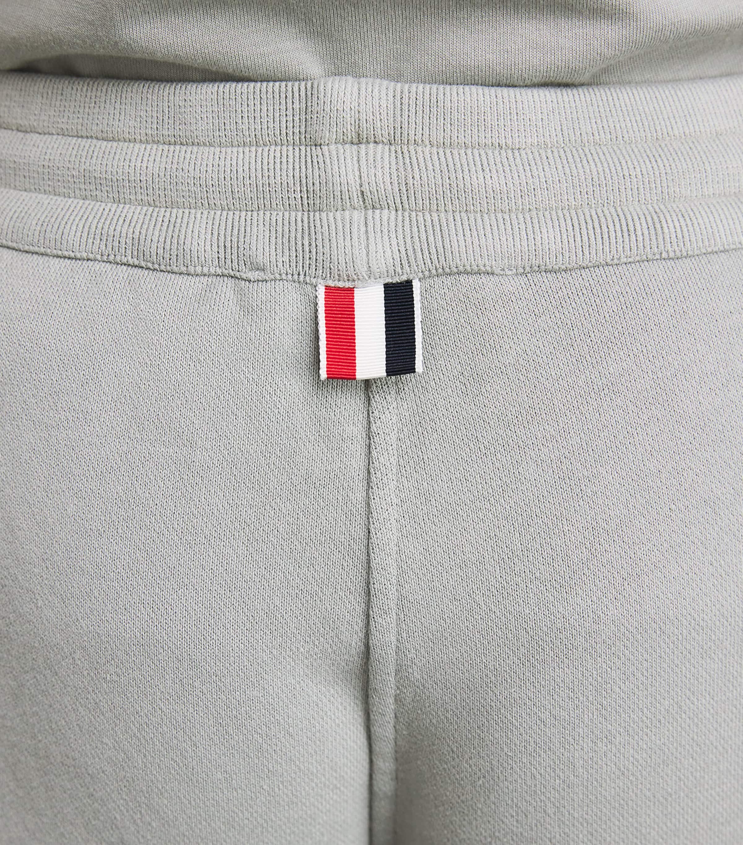 Thom Browne Mens Cotton 4-Bar Sweatpants Lt Grey Image 3