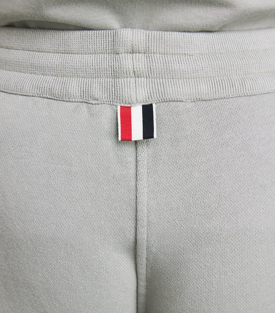Thom Browne Mens Cotton 4-Bar Sweatpants Lt Grey Image 3
