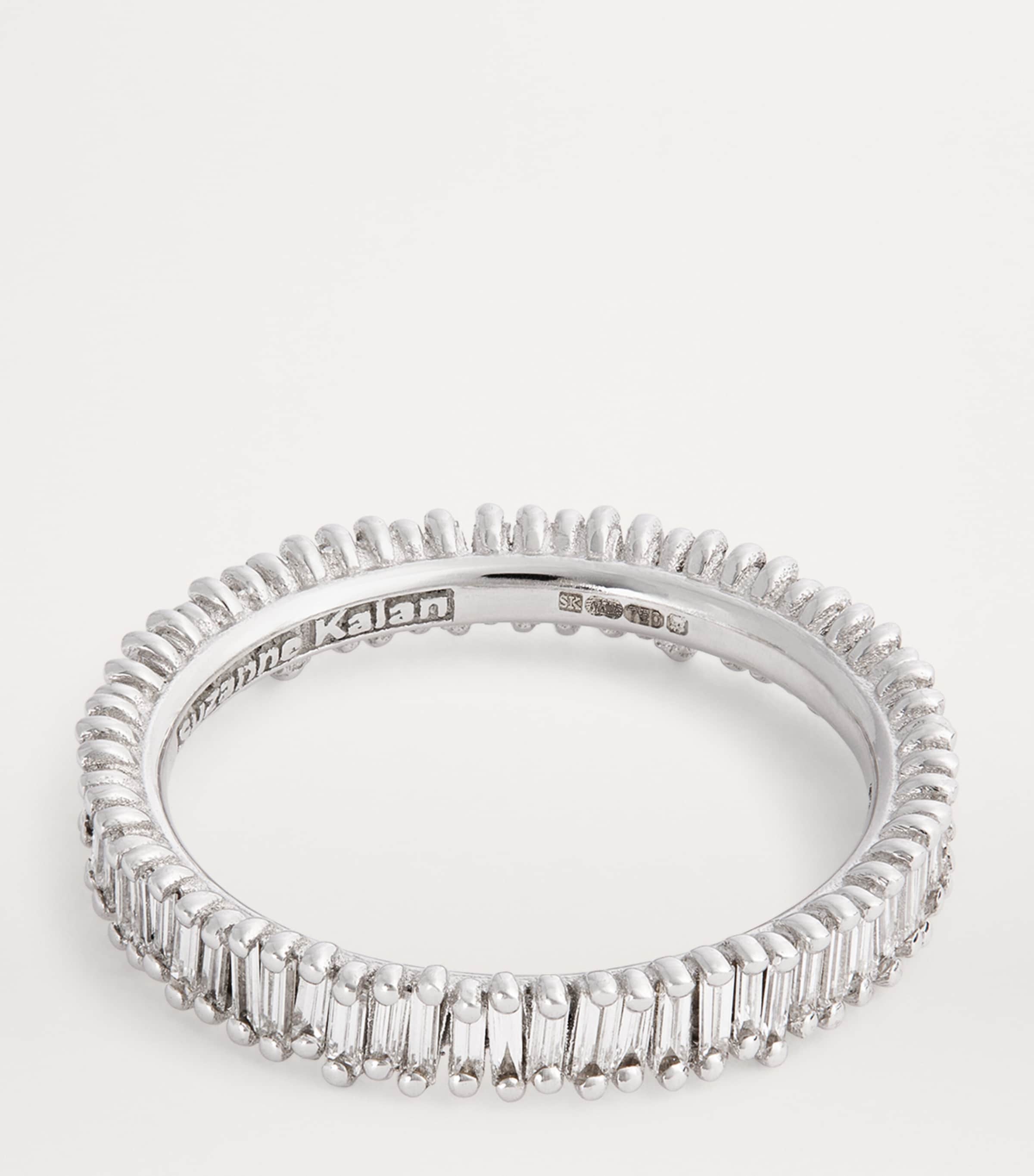 White Gold and Diamond Classic Mini Eternity Ring 18K WG/WD Image 4