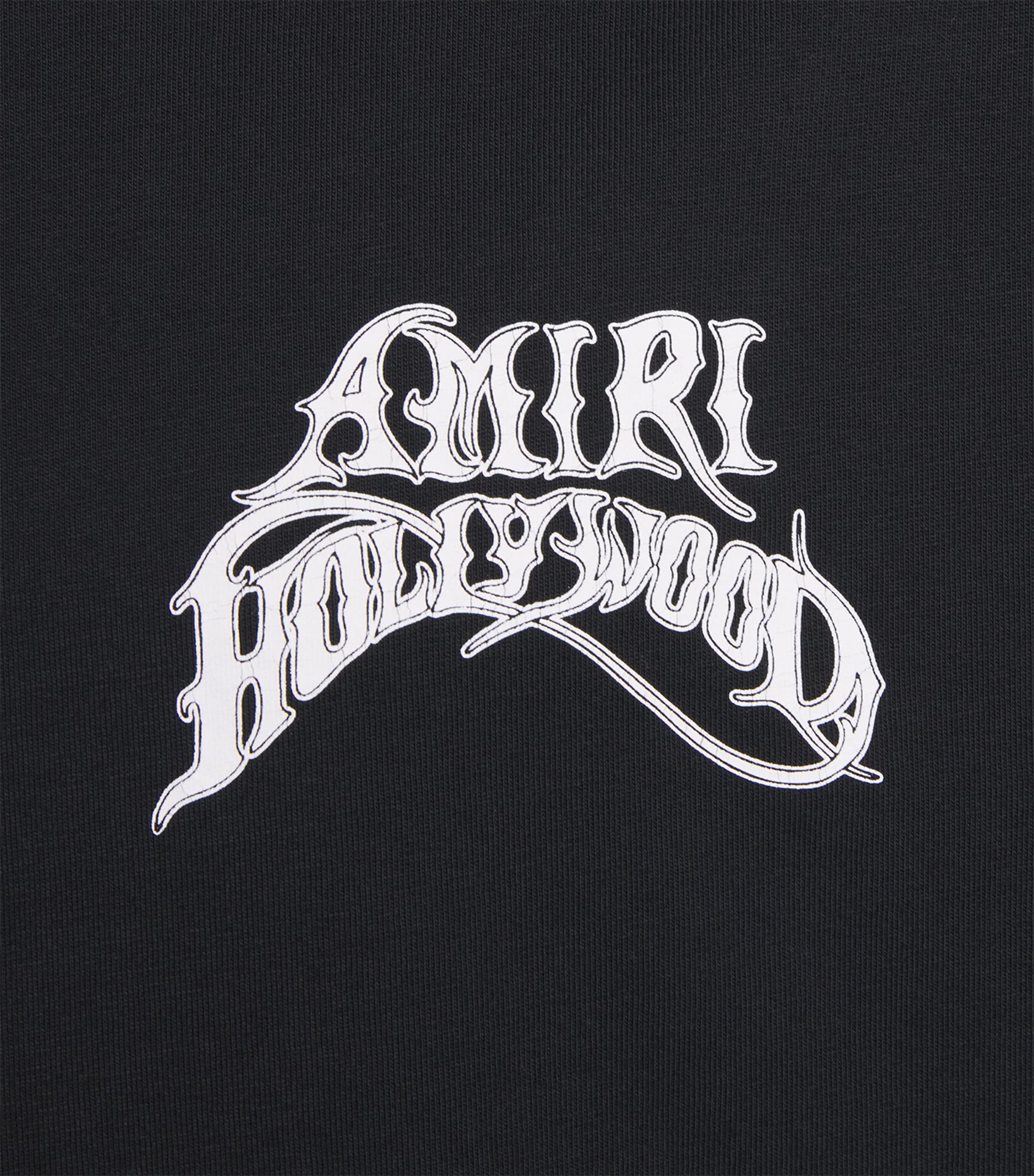 AMIRI Mens Cotton Hollywood T-Shirt Black Image 6