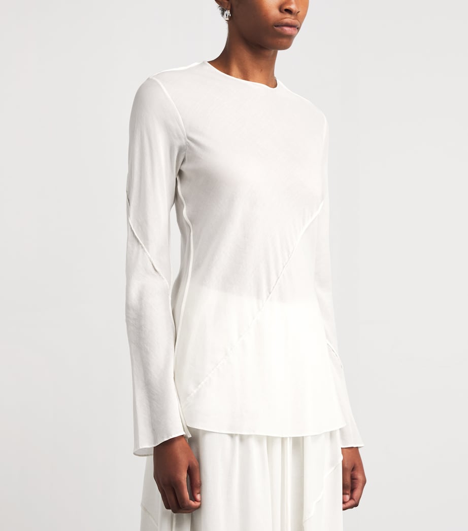 Pojagi Long-Sleeve T-Shirt I03 IVORY Image 3