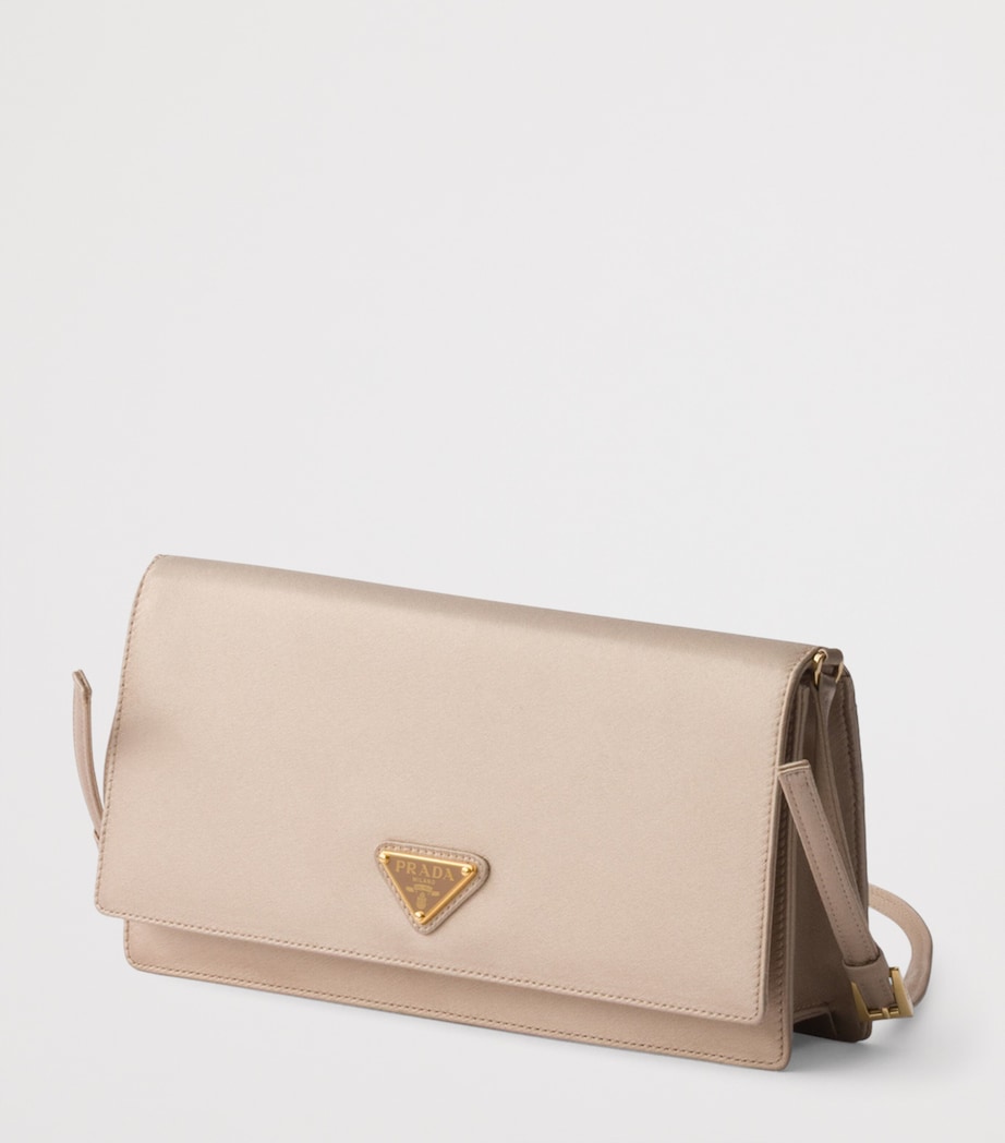 Prada Mini Satin Cross-Body Bag Powder Image 2