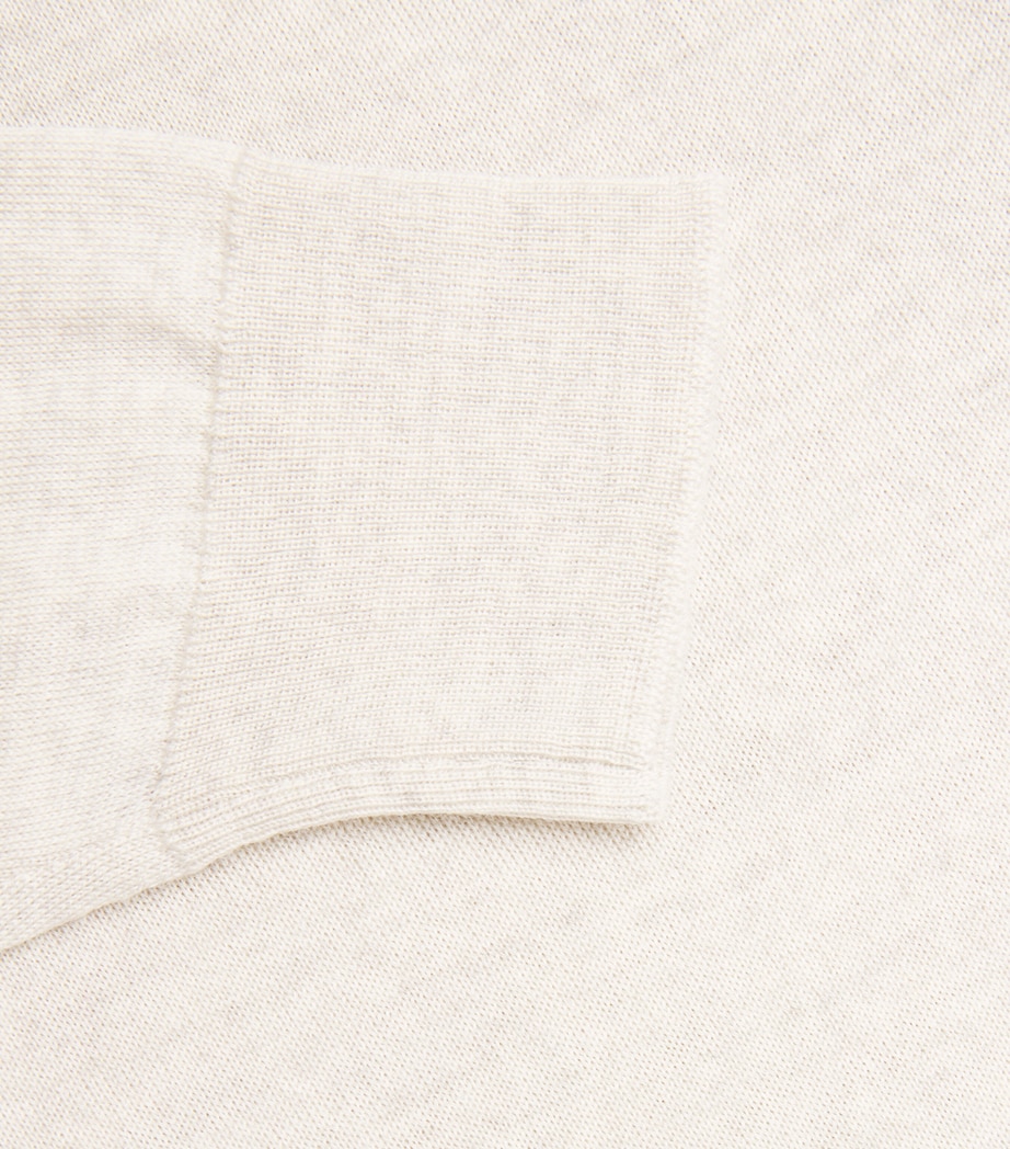 Merino Wool Lundy Sweater GREY FLEECE Image 5