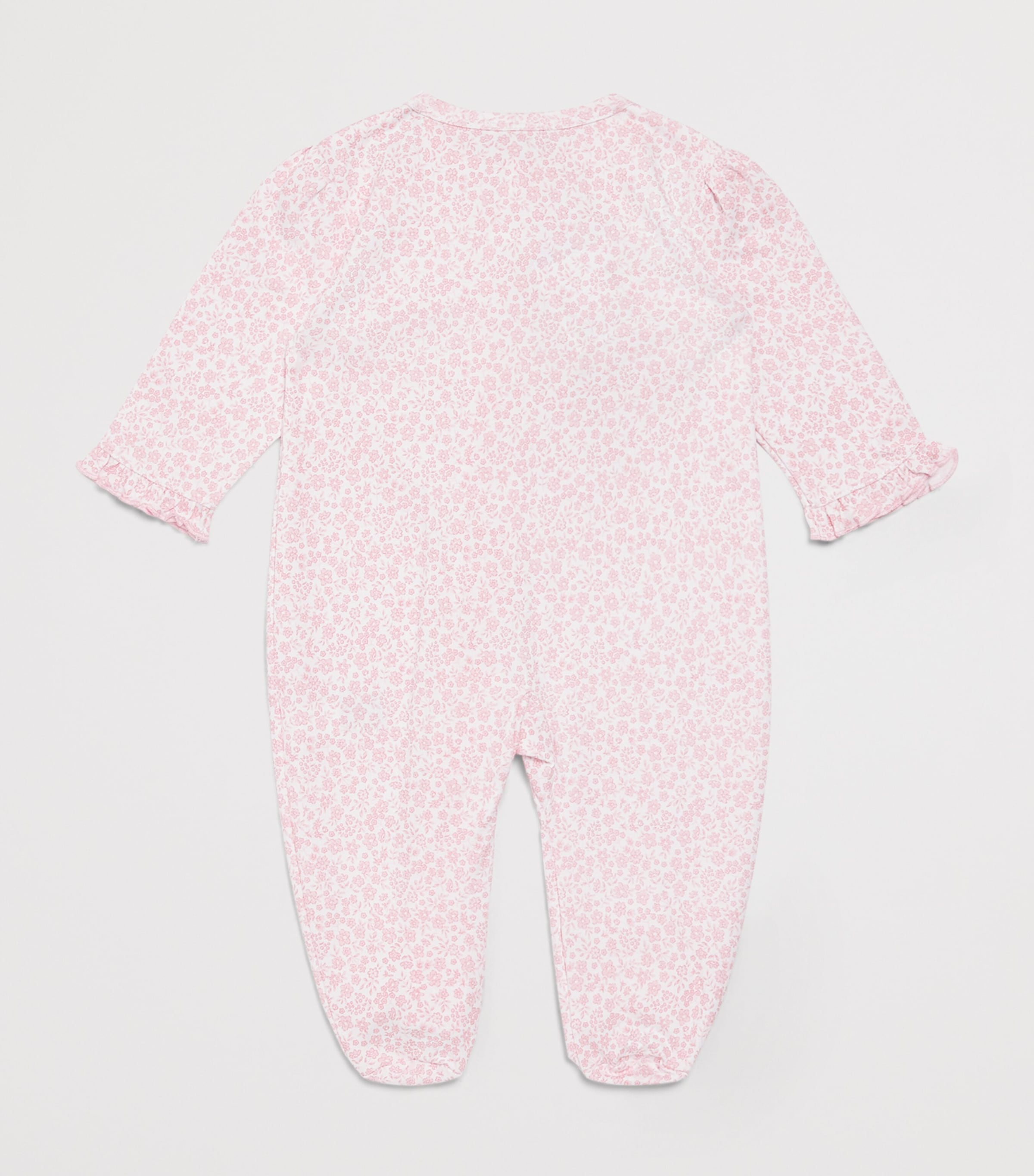 Kissy Kissy Pima Cotton Floral All-In-One (0-9 Months) Pink Image 2