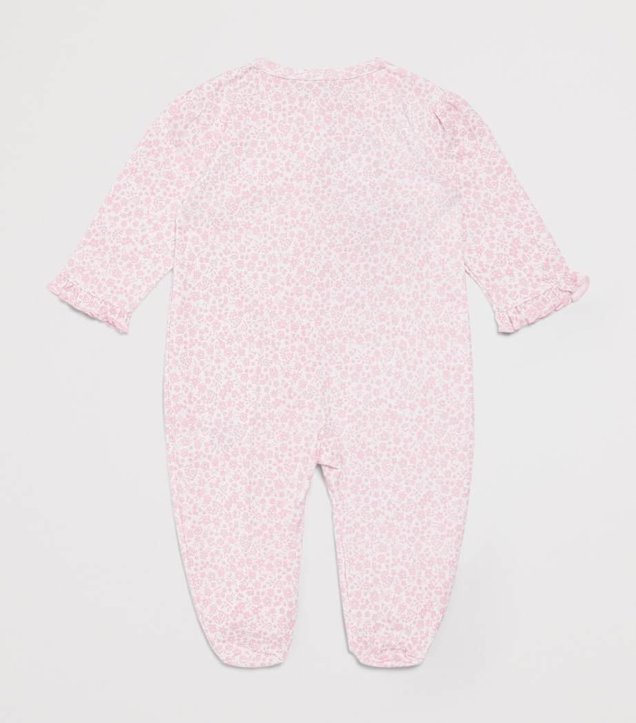 Kissy Kissy Pima Cotton Floral All-In-One (0-9 Months) Pink Image 2