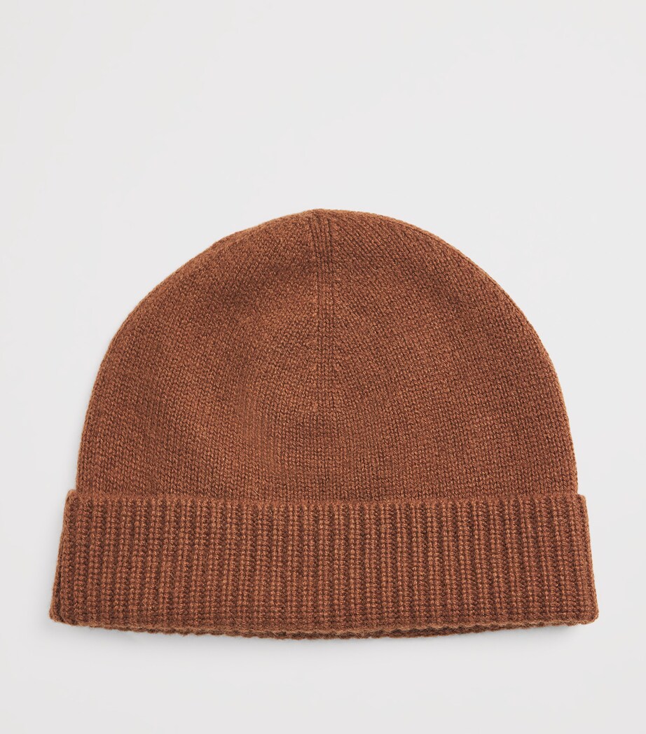 Joseph Cashmere Chia Beanie Hat Cinnamon Image 3