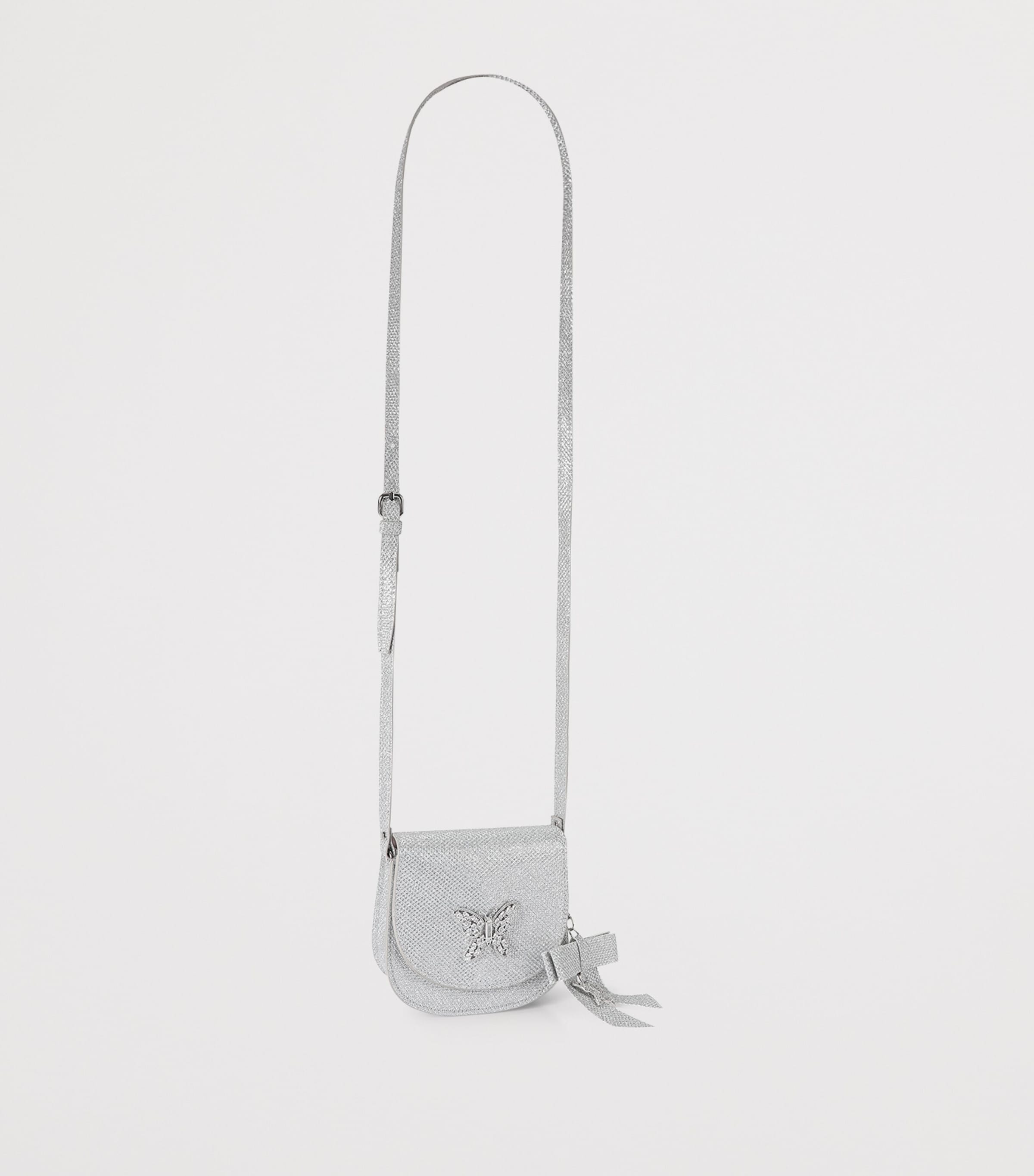 Aruna Seth Embellished Luna Cross-Body Bag Silver Image 2