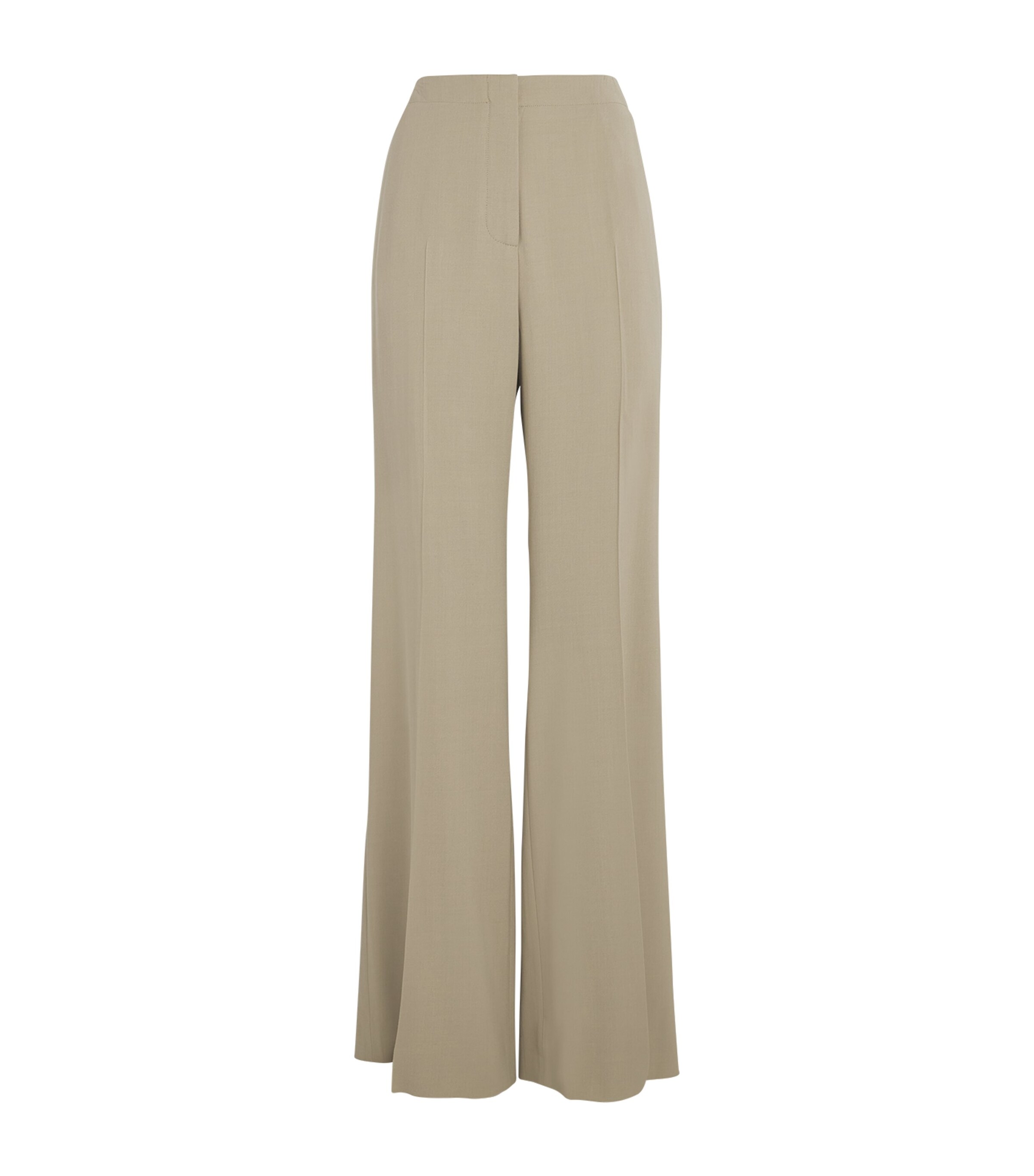 Tove Auden High-rise Straight Pants In Beige