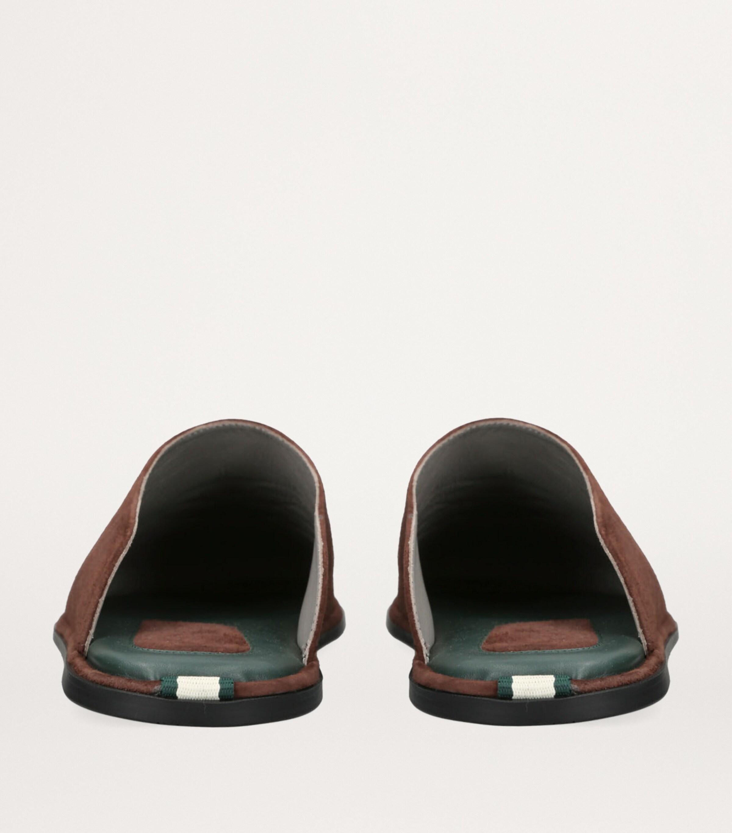 Suede Mules DARK BROWN Image 3