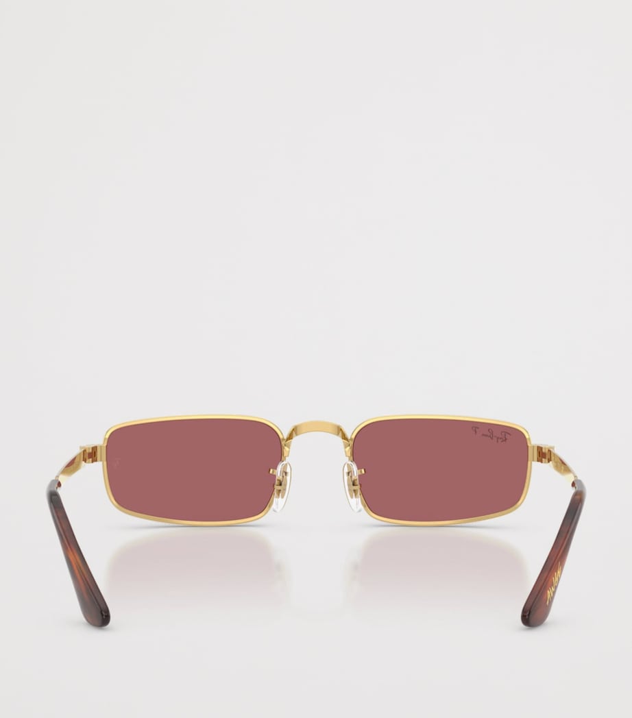 Ray-Ban By A$AP Rocky Pillow Sunglasses Gold Image 4