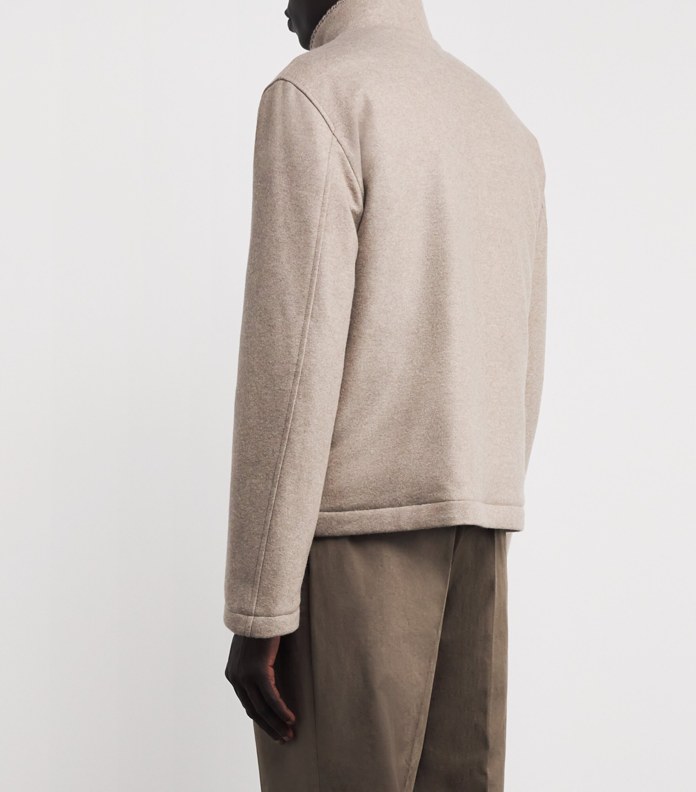 Fioroni Cashmere Mens Cotton-Cashmere Jacket Michigan Image 4