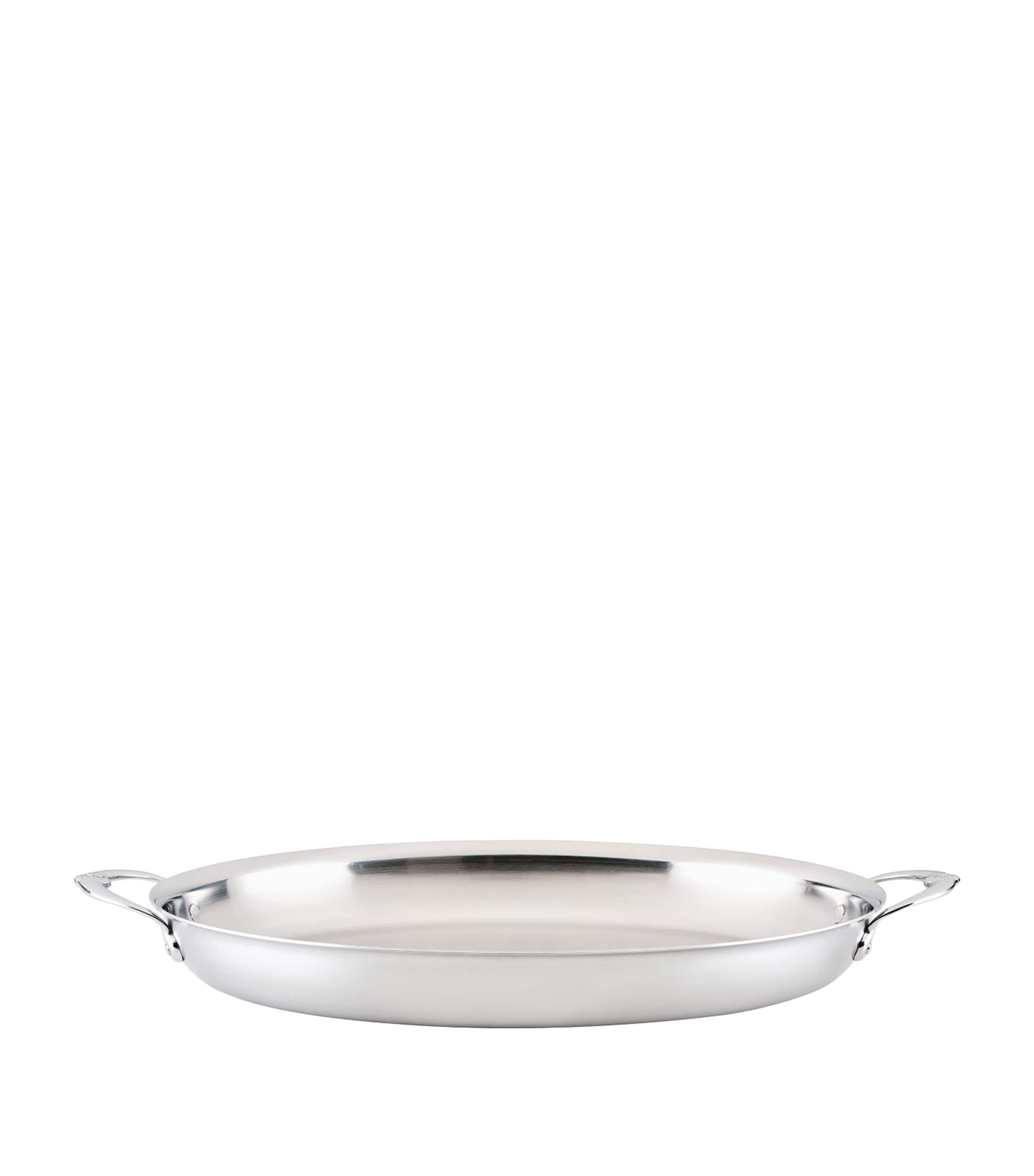 Stainless Steel Oval Au Gratin Dish (33.5cm) SILVER Image 6
