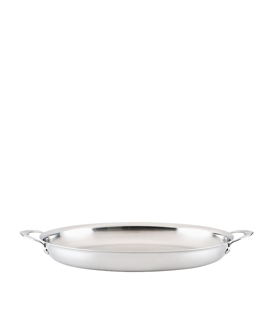 Stainless Steel Oval Au Gratin Dish (33.5cm) SILVER Image 6
