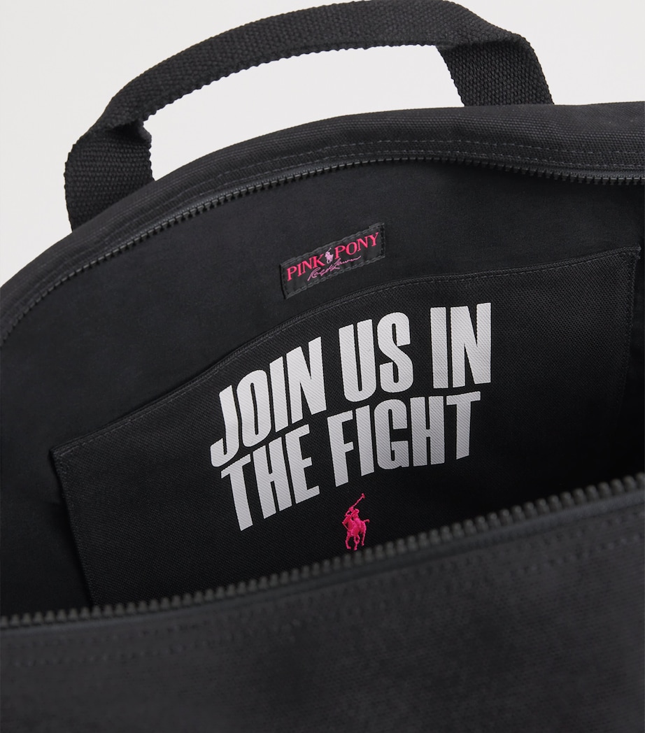 Cotton Pink Pony Duffle Bag BLACK Image 4