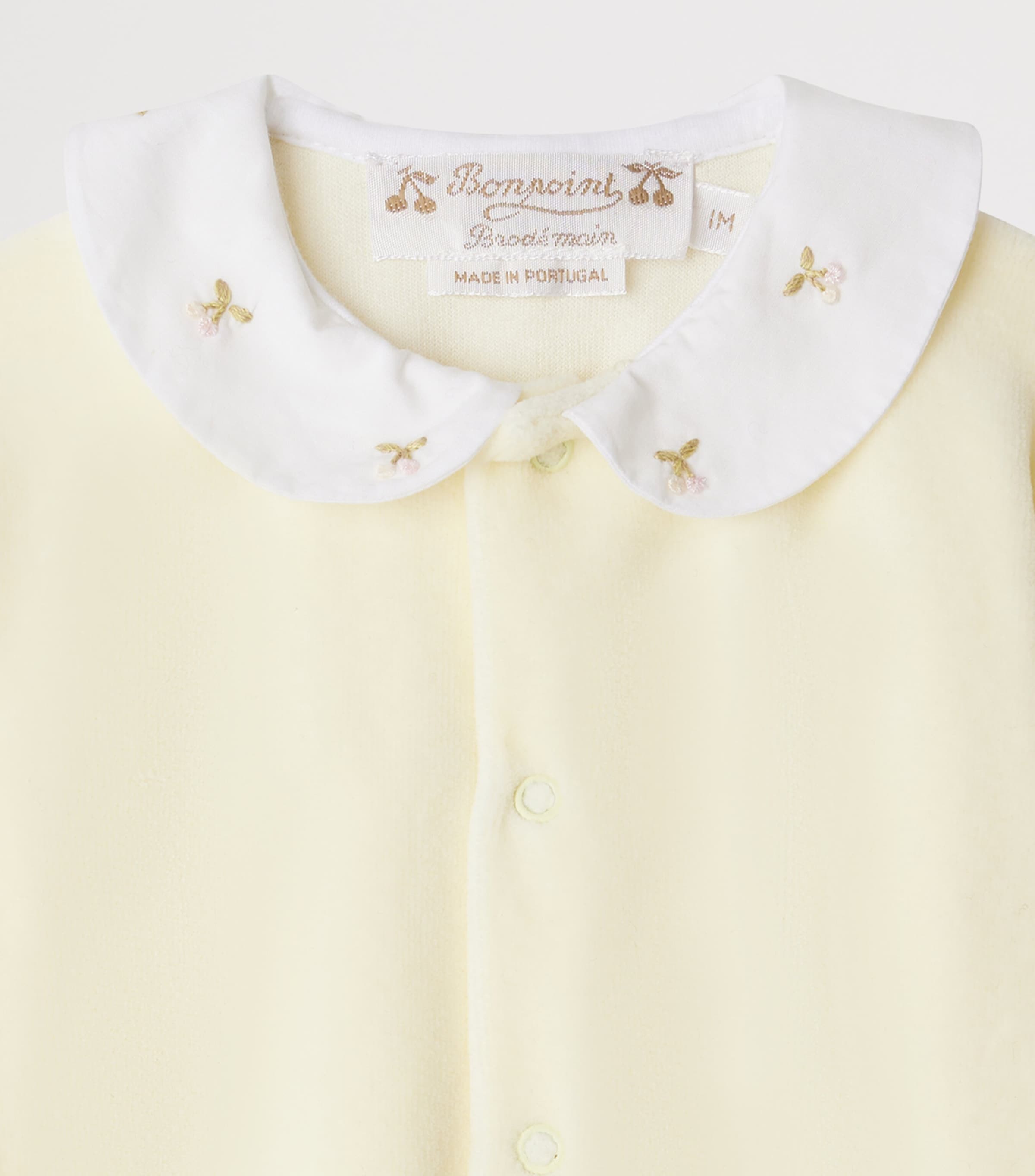 Cotton-Blend Tintina Sleepsuit (1-18 Months) JAUNE CLAIR Image 3