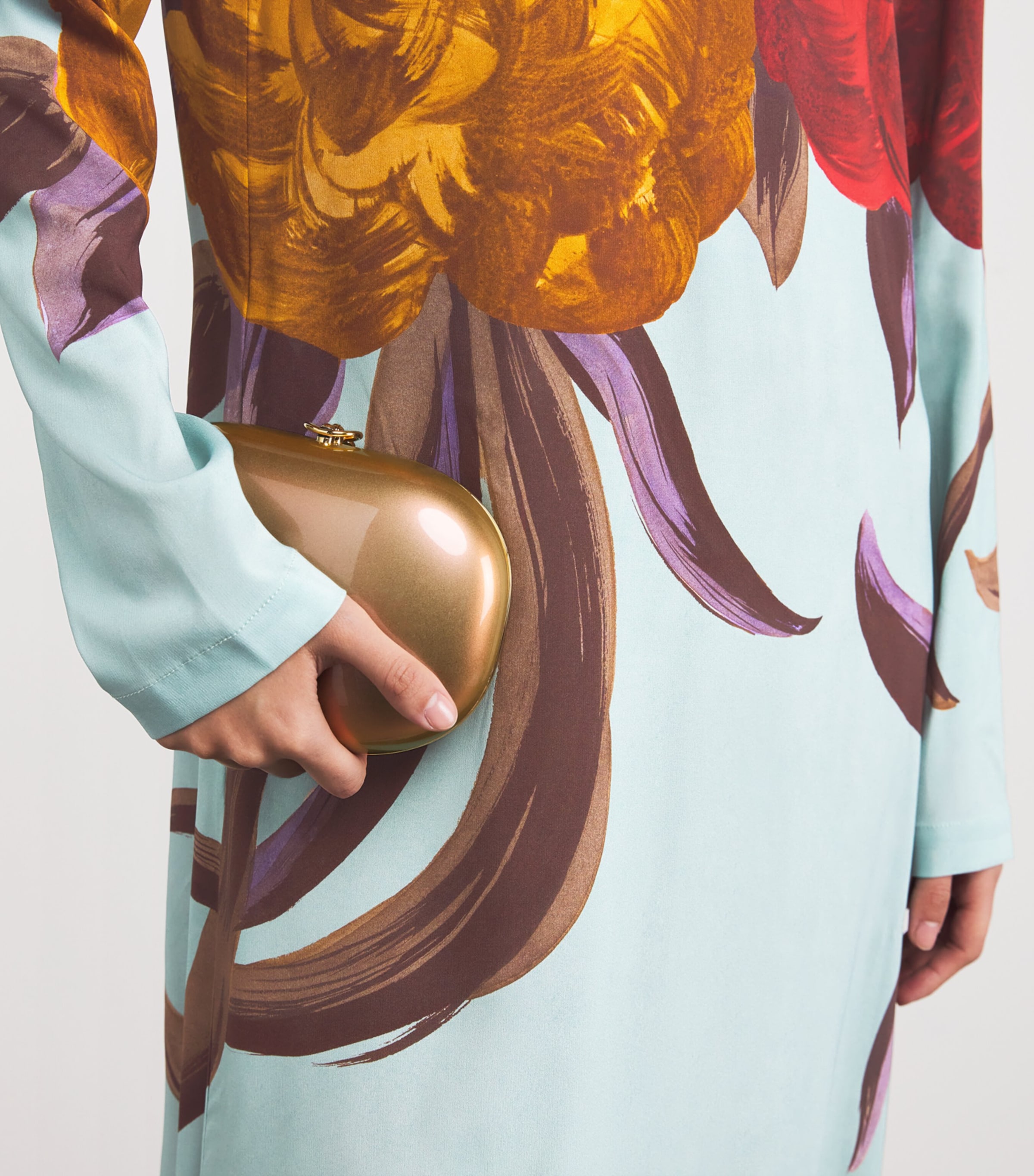 Sablé Peony Placée Midi Dress BU01PEONY PLACEE Image 4