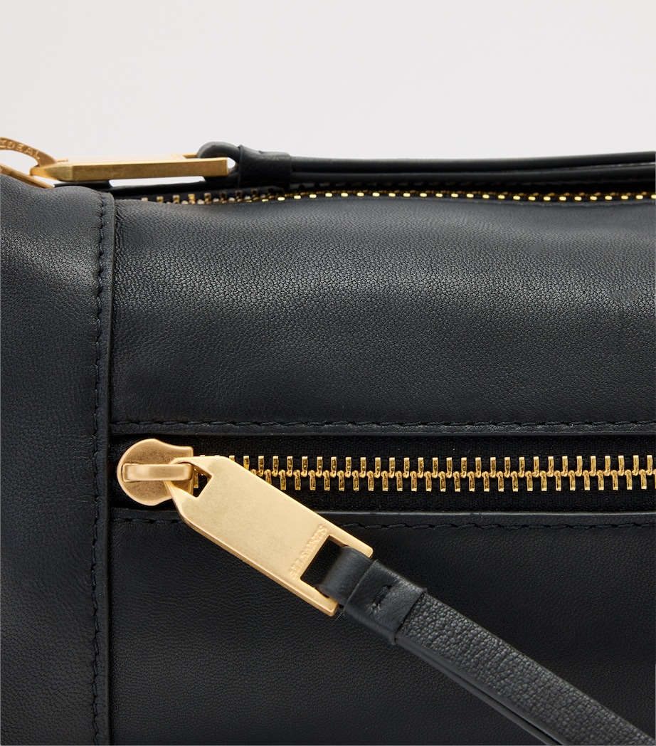 Mini Leather Vega Shoulder Bag BLACK Image 7