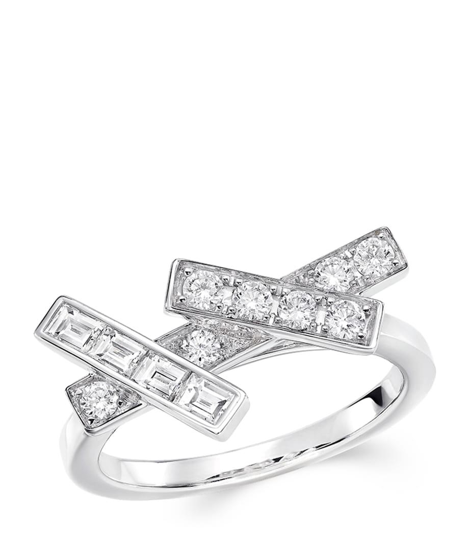 Graff White Gold and Diamond Threads Ring White Gold Image 1
