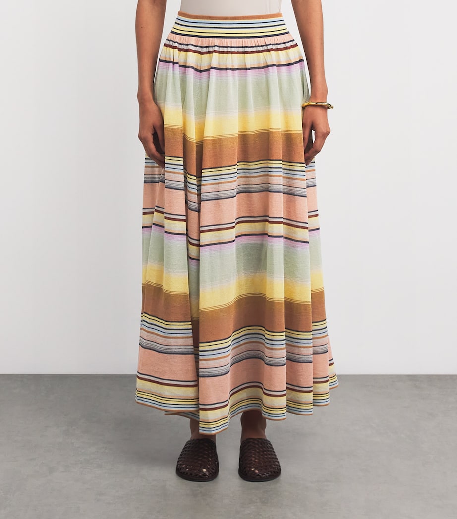 Coco Stripe Maxi Skirt STP/STRIPE Image 3