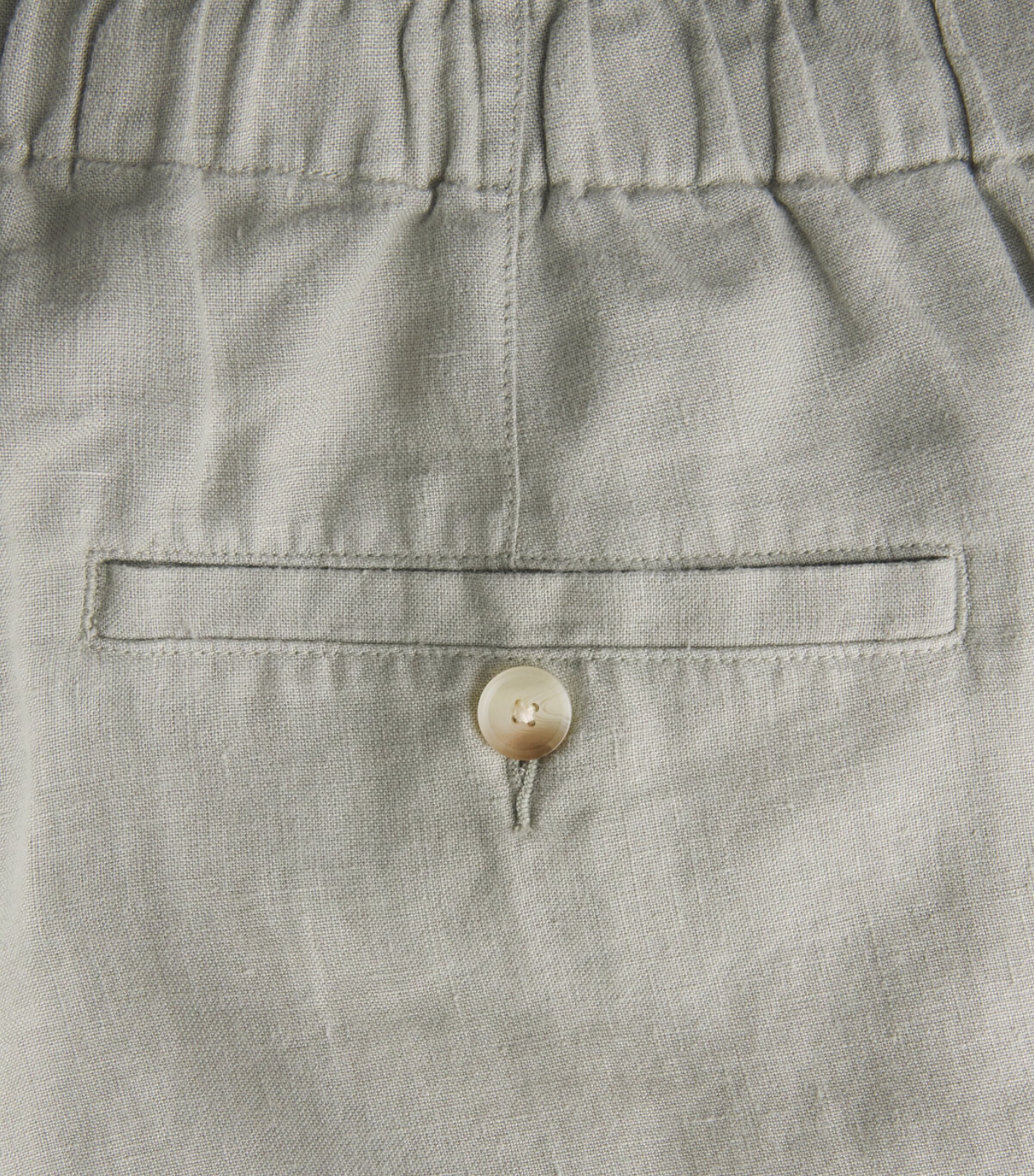 Vince Mens Linen Drawstring Shorts Matcha Image 6