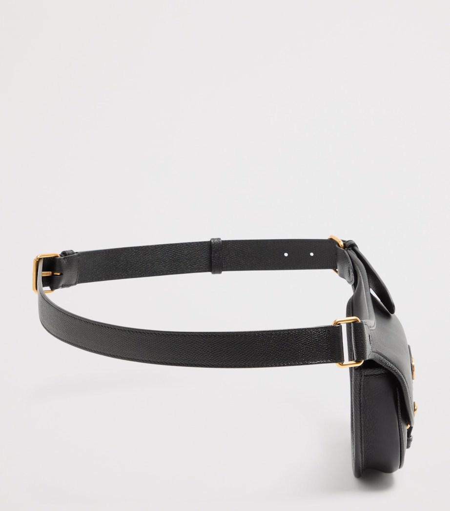 Small Leather VLogo Belt Bag 0NO Image 3