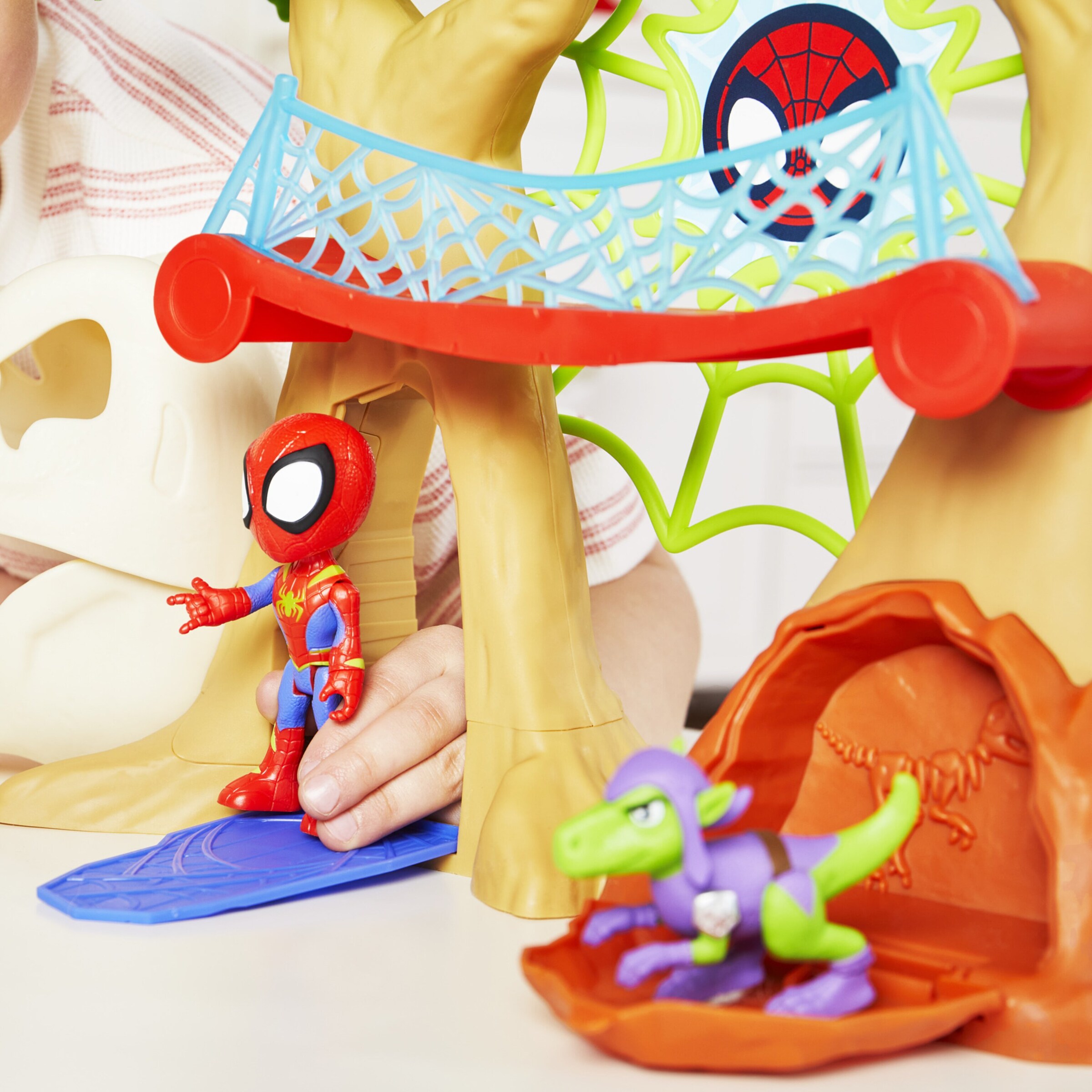 Marvel Marvel Spidey and His Amazing Friends Dino-Webs Treehouse Image 13