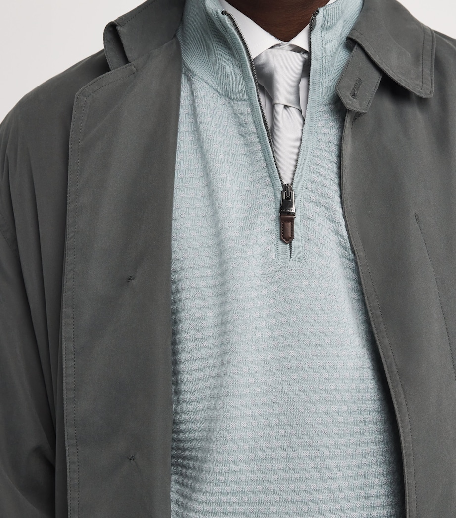 Wool Zip-Up Sweatshirt 819 Image 6