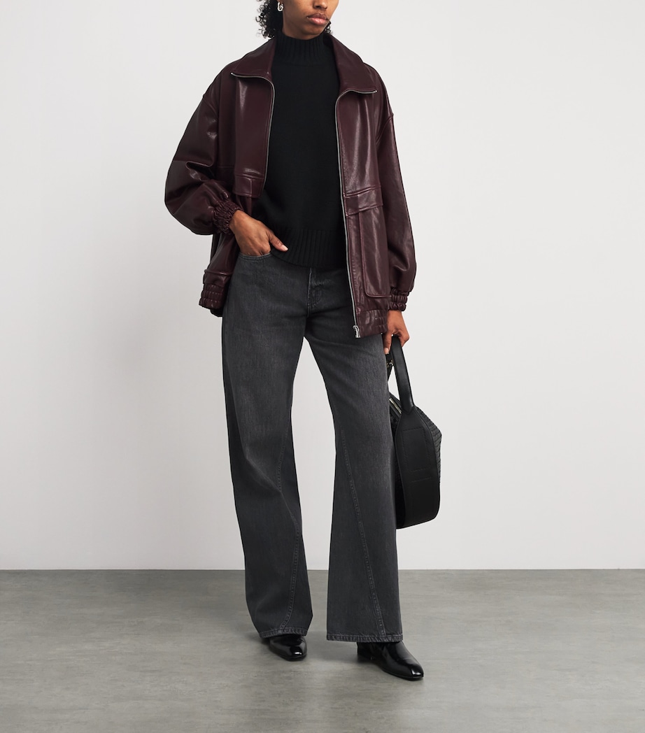 Brie Wide-Leg Jeans WASHED BLACK Image 2