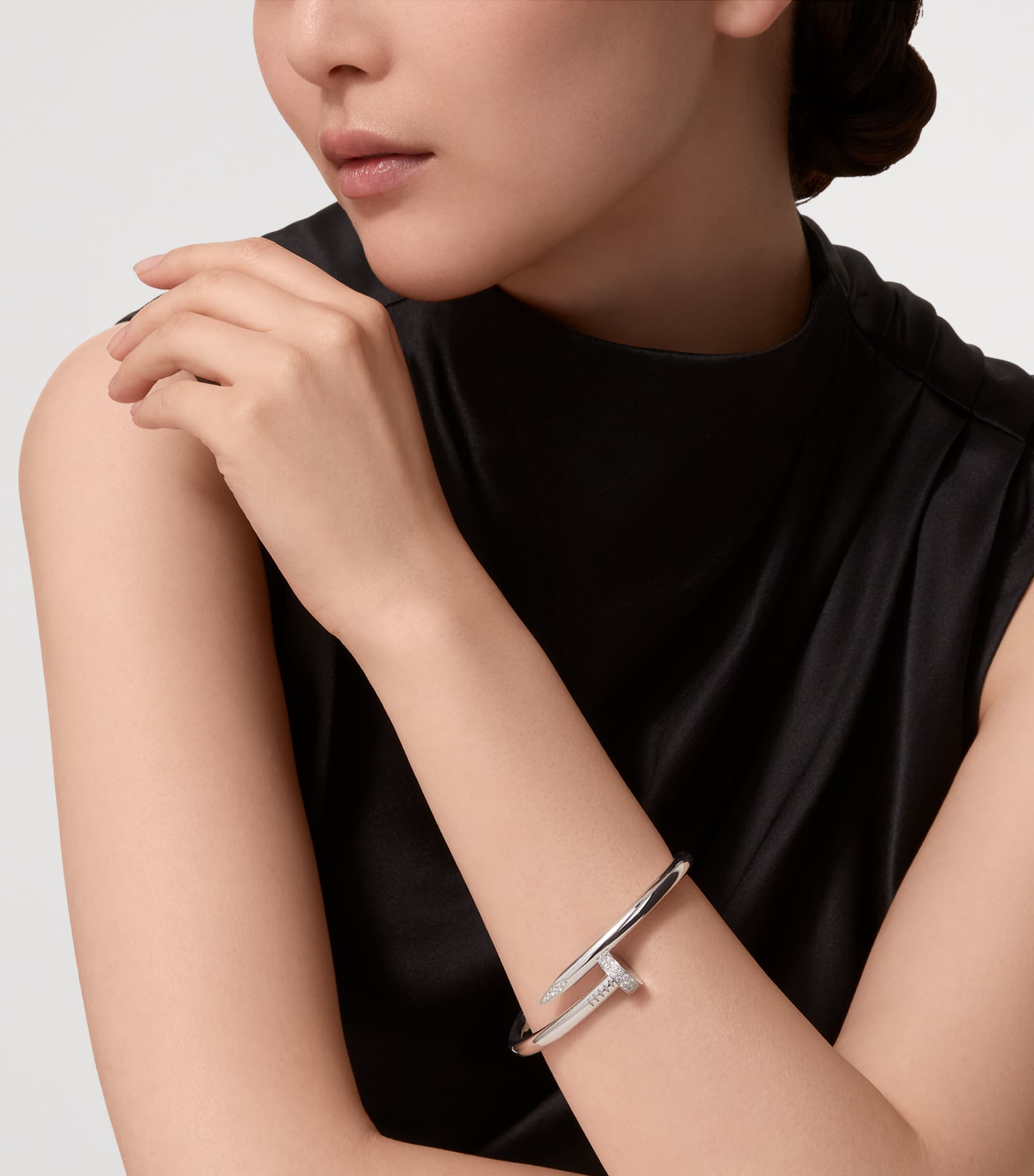 Cartier White Gold and Diamond Juste un Clou Bracelet White Gold Image 3