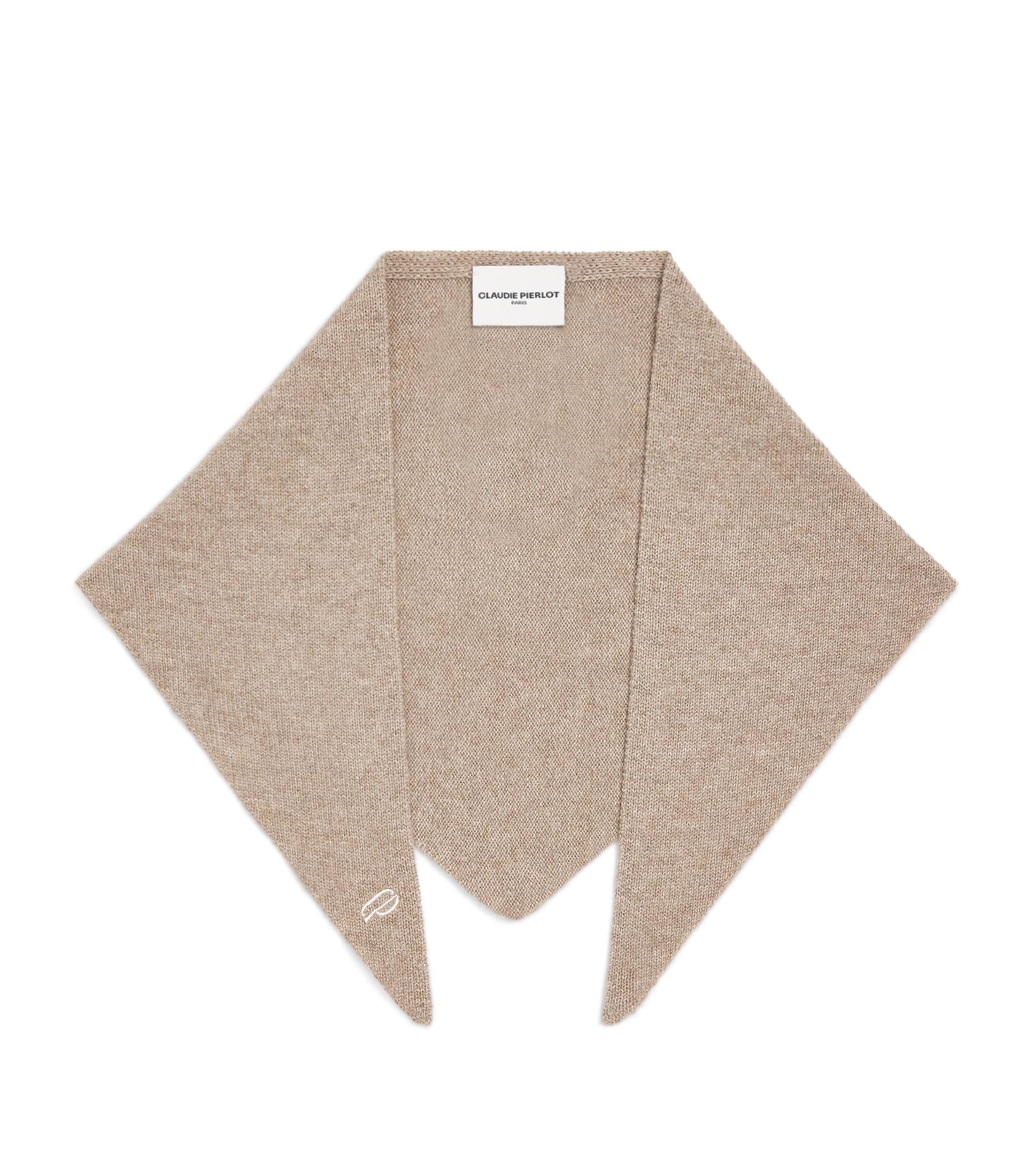Claudie Pierlot Cashmere Scarf In Brown