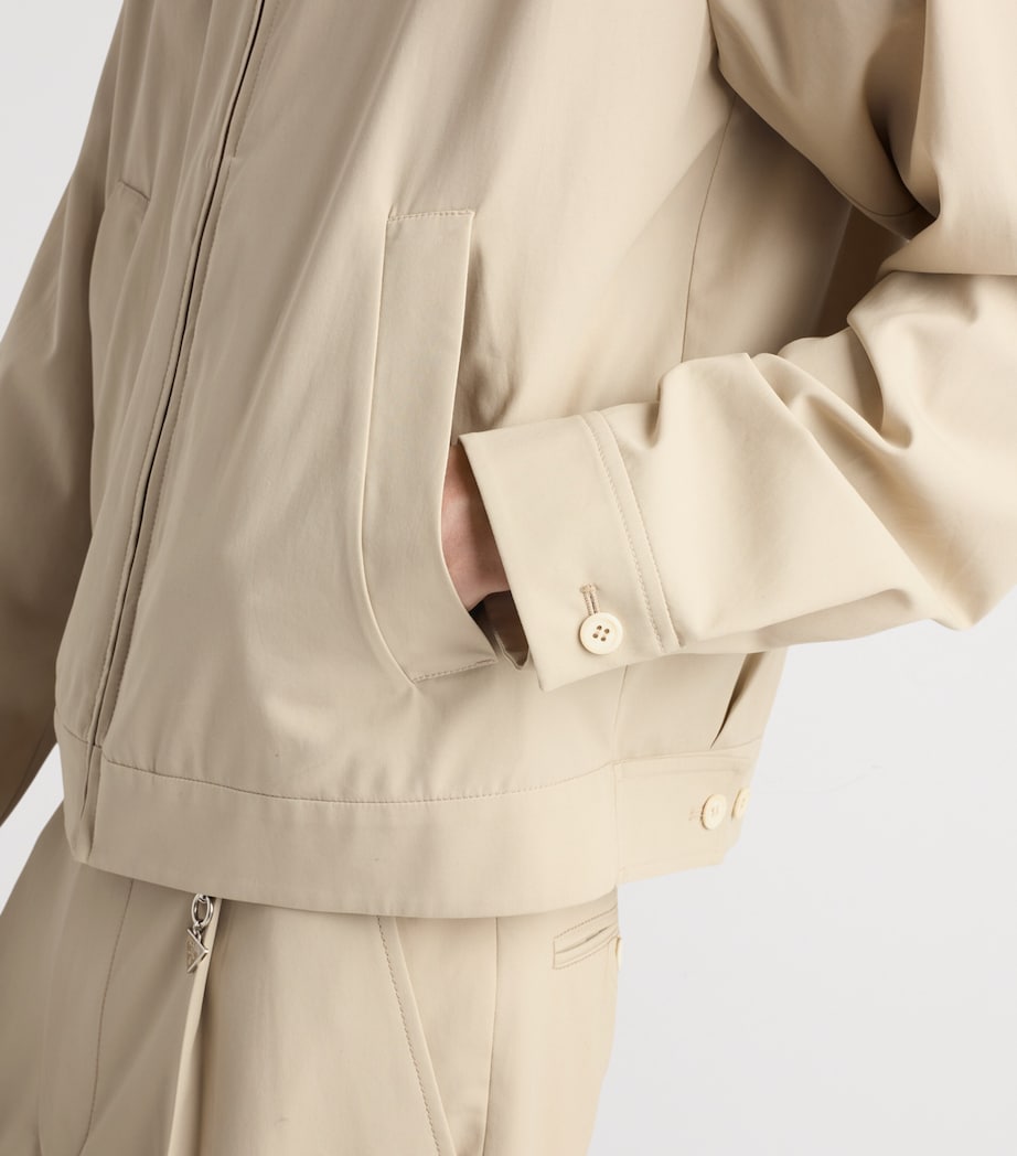 Cotton Stand-Collar Jacket F0036 Image 4