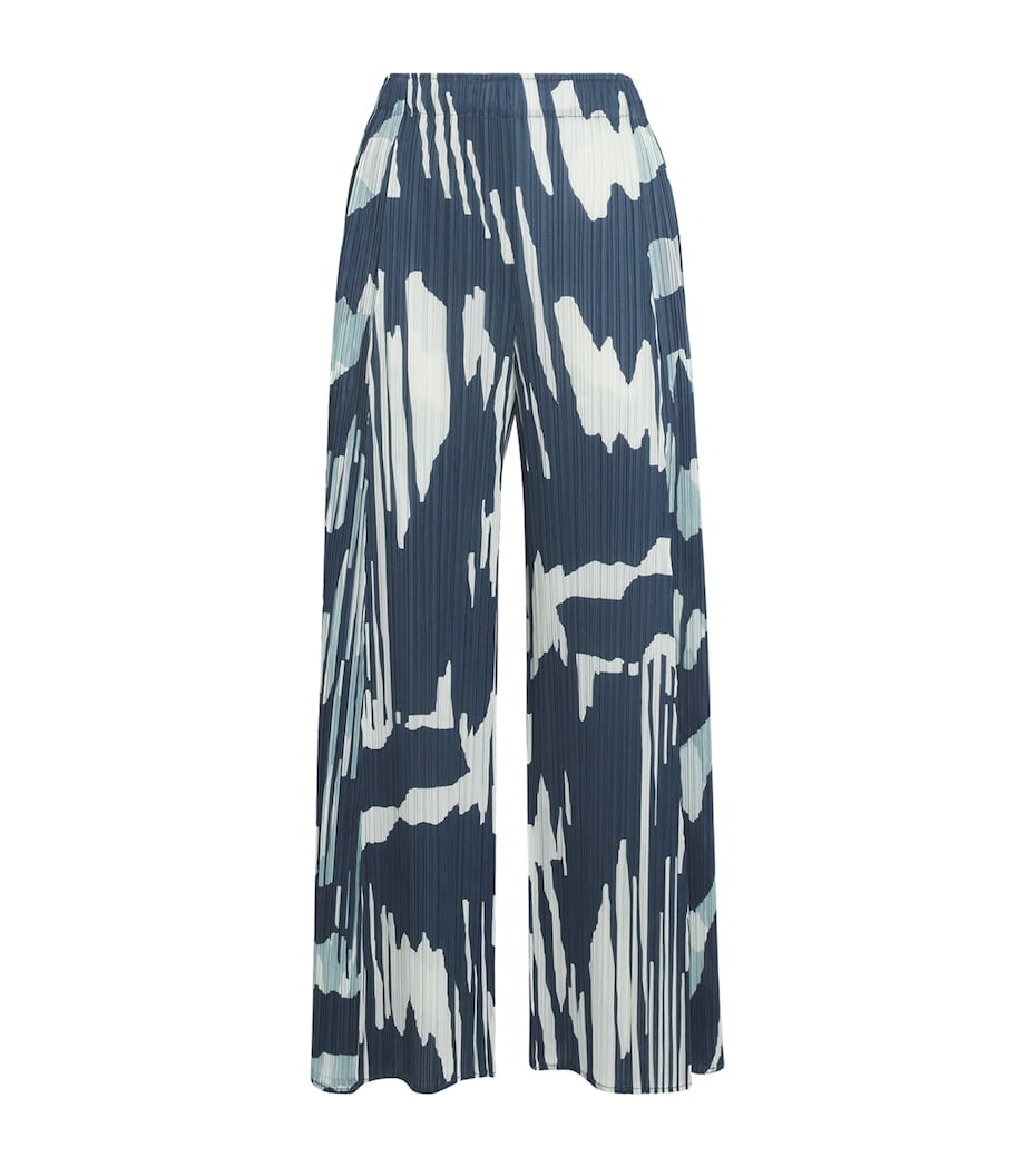 Pleated Refraction Wide-Leg Trousers 77 Image 1