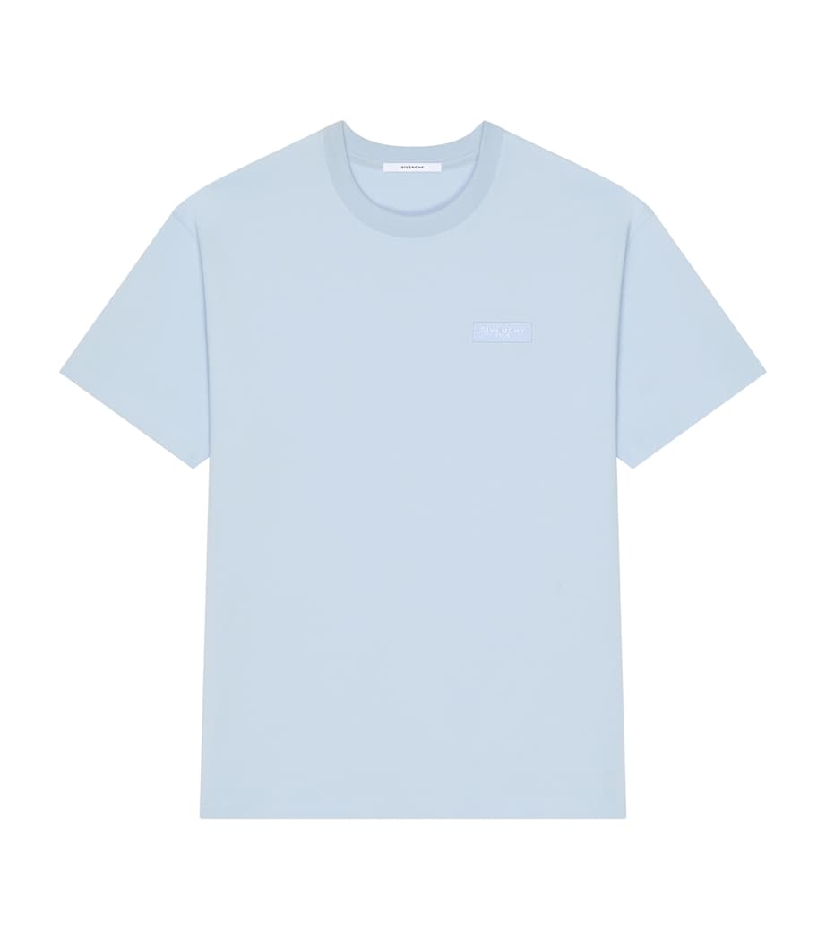 Givenchy Mens Cotton Logo T-Shirt Image 1